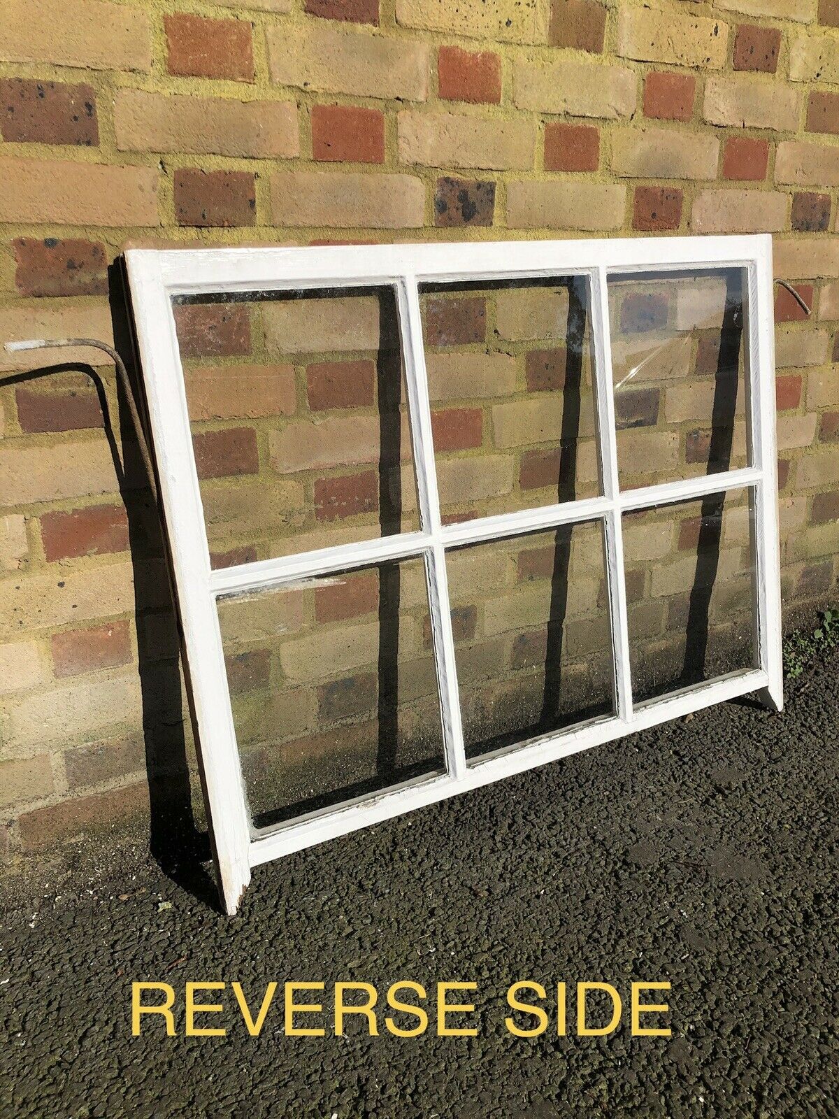 Reclaimed Old Georgian 6 Panel Wooden Sash Window