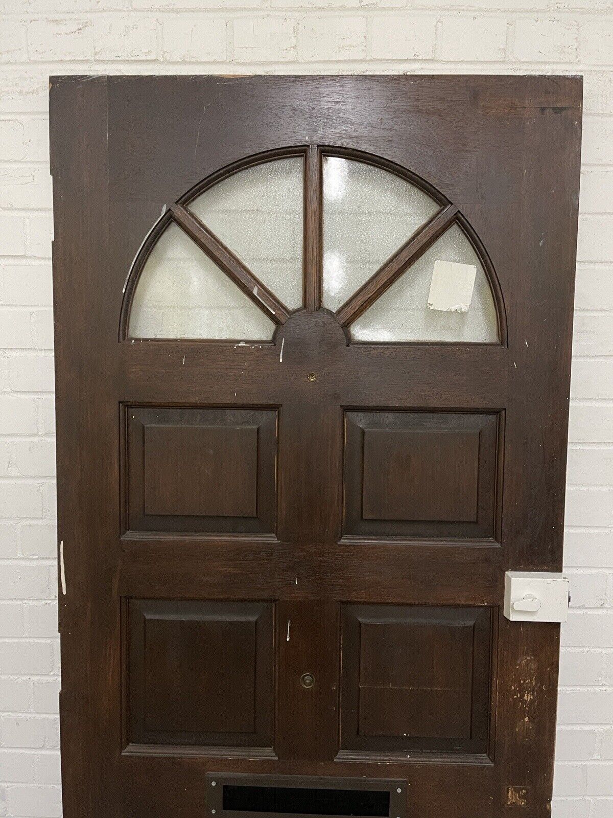 Reclaimed Carolina Old Single Glazed Glass Wooden Door 1967 x 833mm