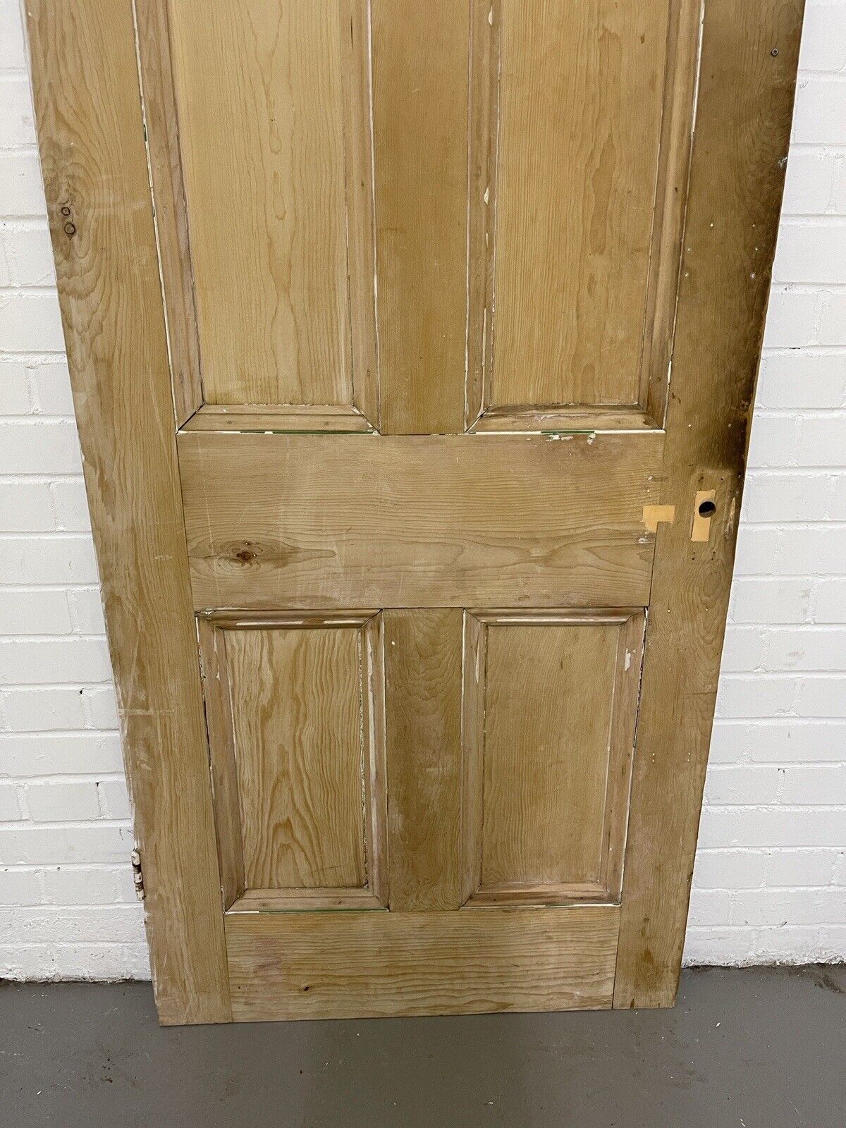 Vintage Reclaimed Victorian Pine Internal 4 panel Door 2005 2015 x 810 x 48mm