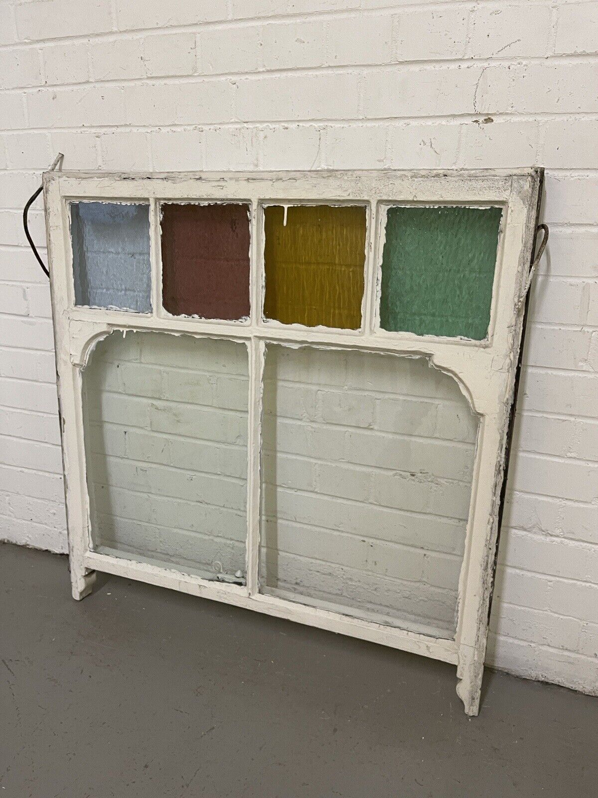 Reclaimed Old Georgian Edwardian Panel Wooden Sash Window 910 x 926mm