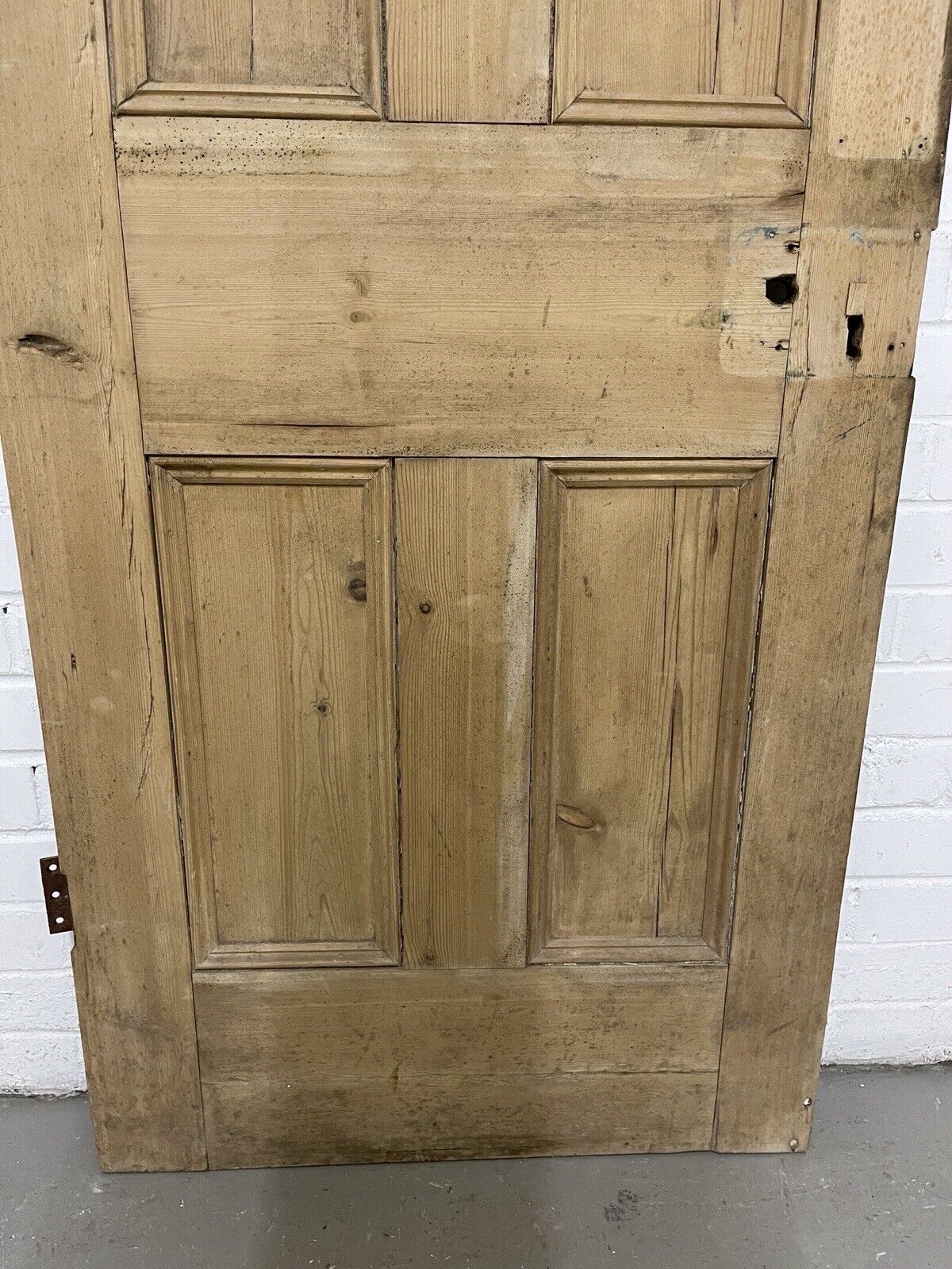 Distressed Reclaimed Victorian Pine Internal 4 panel Door 1910 x 695mm Or 690mm