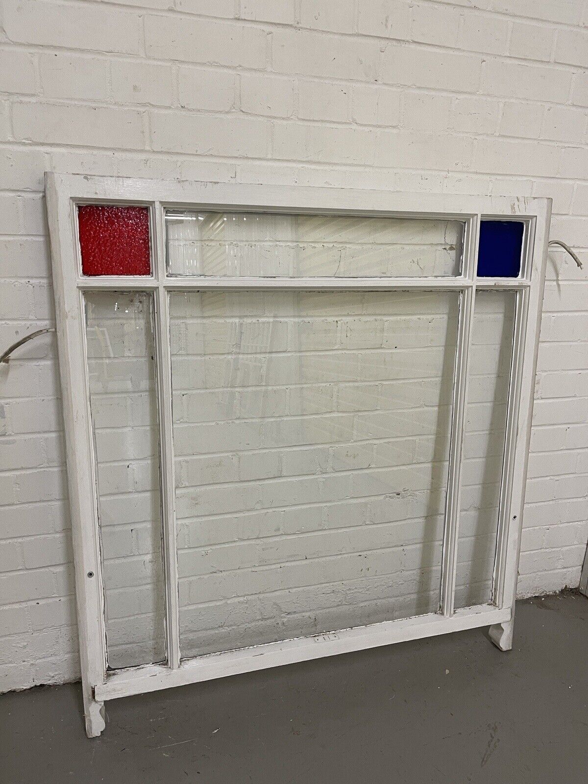 Reclaimed Old Edwardian 6 Panel Wooden Panel Sash Window 1115 x 1040mm