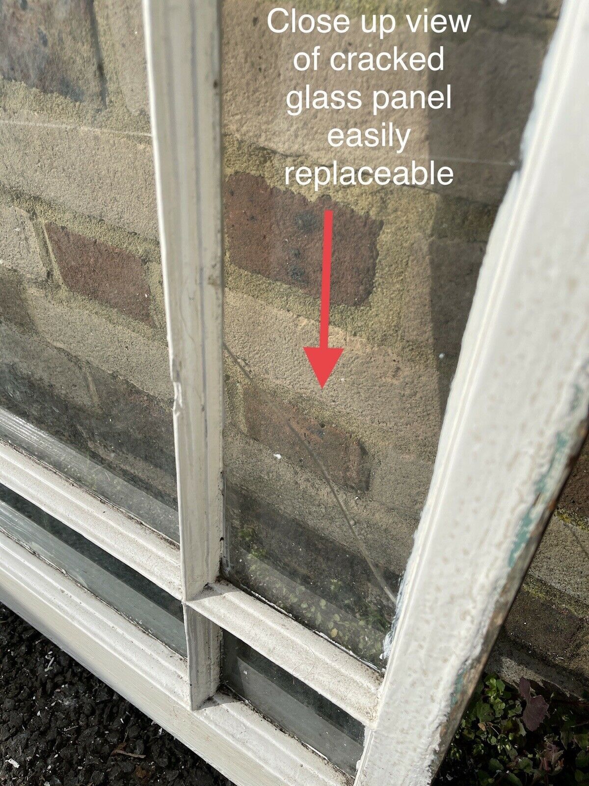 Reclaimed Old Edwardian 6 Panel Wooden Panel Sash Window