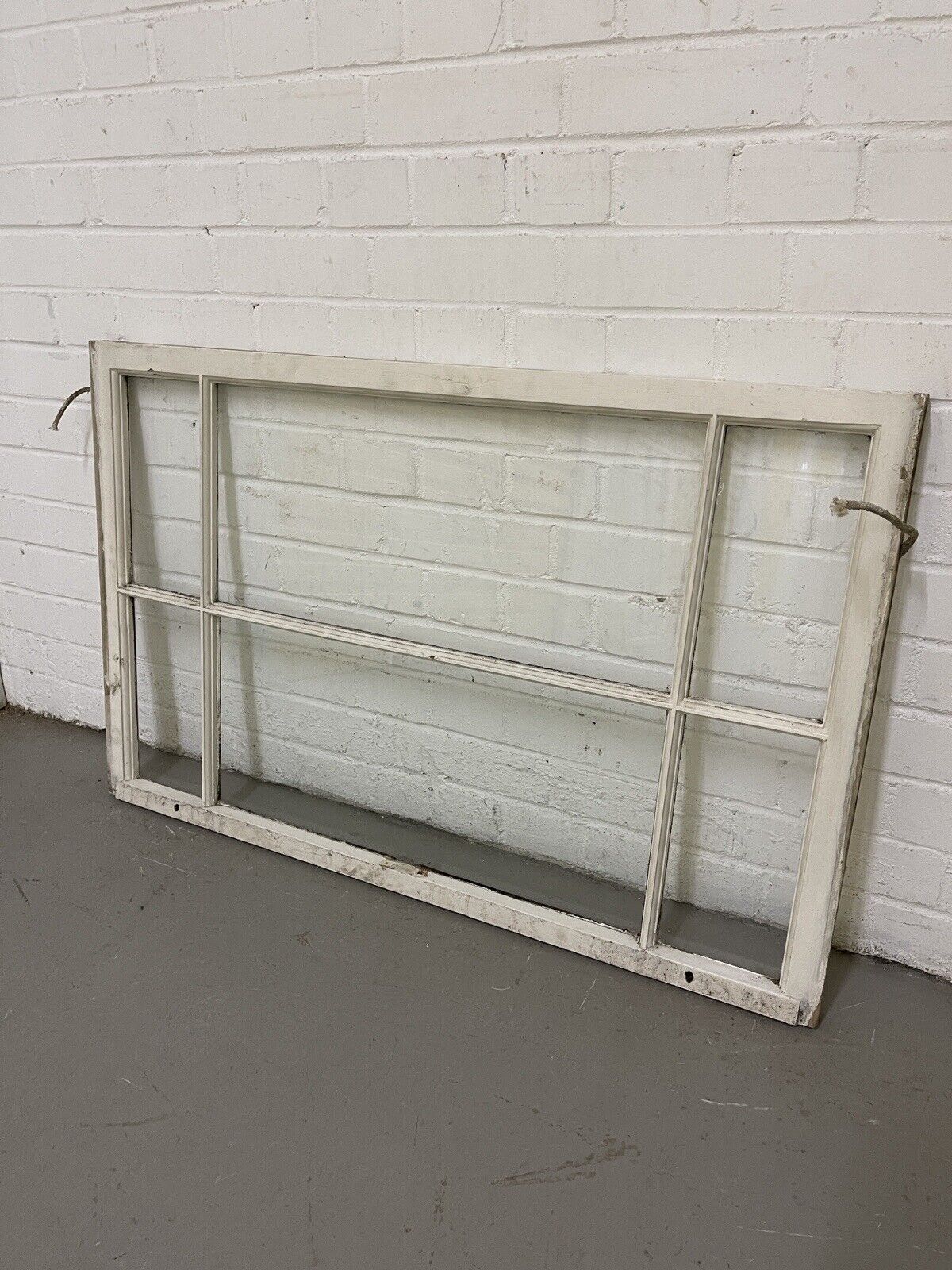 Reclaimed Edwardian 6 Panel Wooden Panel Sash Window 1110 x 642mm