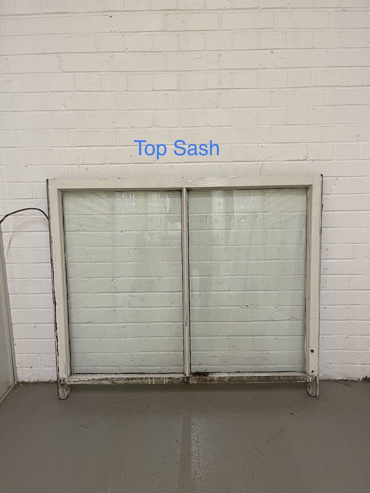 Pair Of Reclaimed Old Victorian Sash Panel Wooden Window 1217 x 947 1215 x 988mm