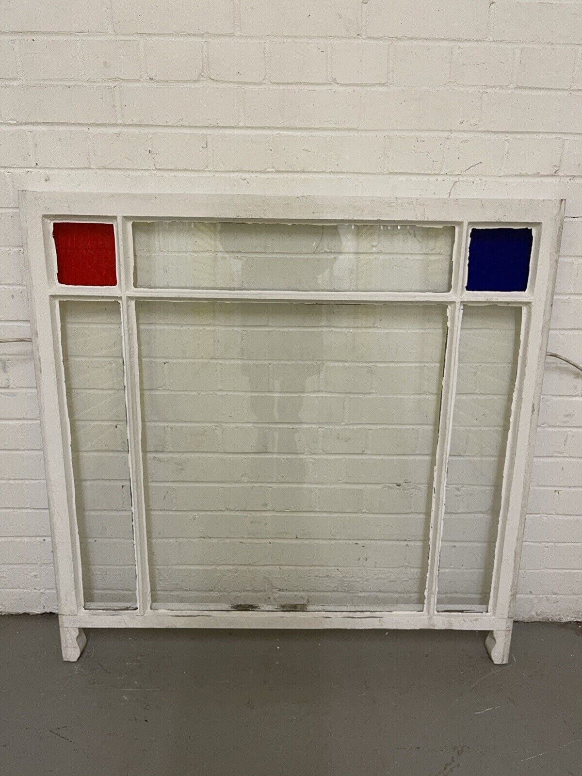 Reclaimed Old Edwardian 6 Panel Wooden Panel Sash Window 1040 x 1040mm