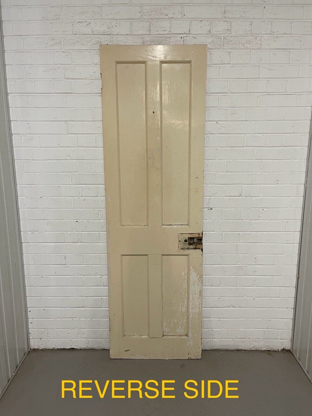 Reclaimed Victorian Pine Internal 4 panel Door 1945 x 605mm