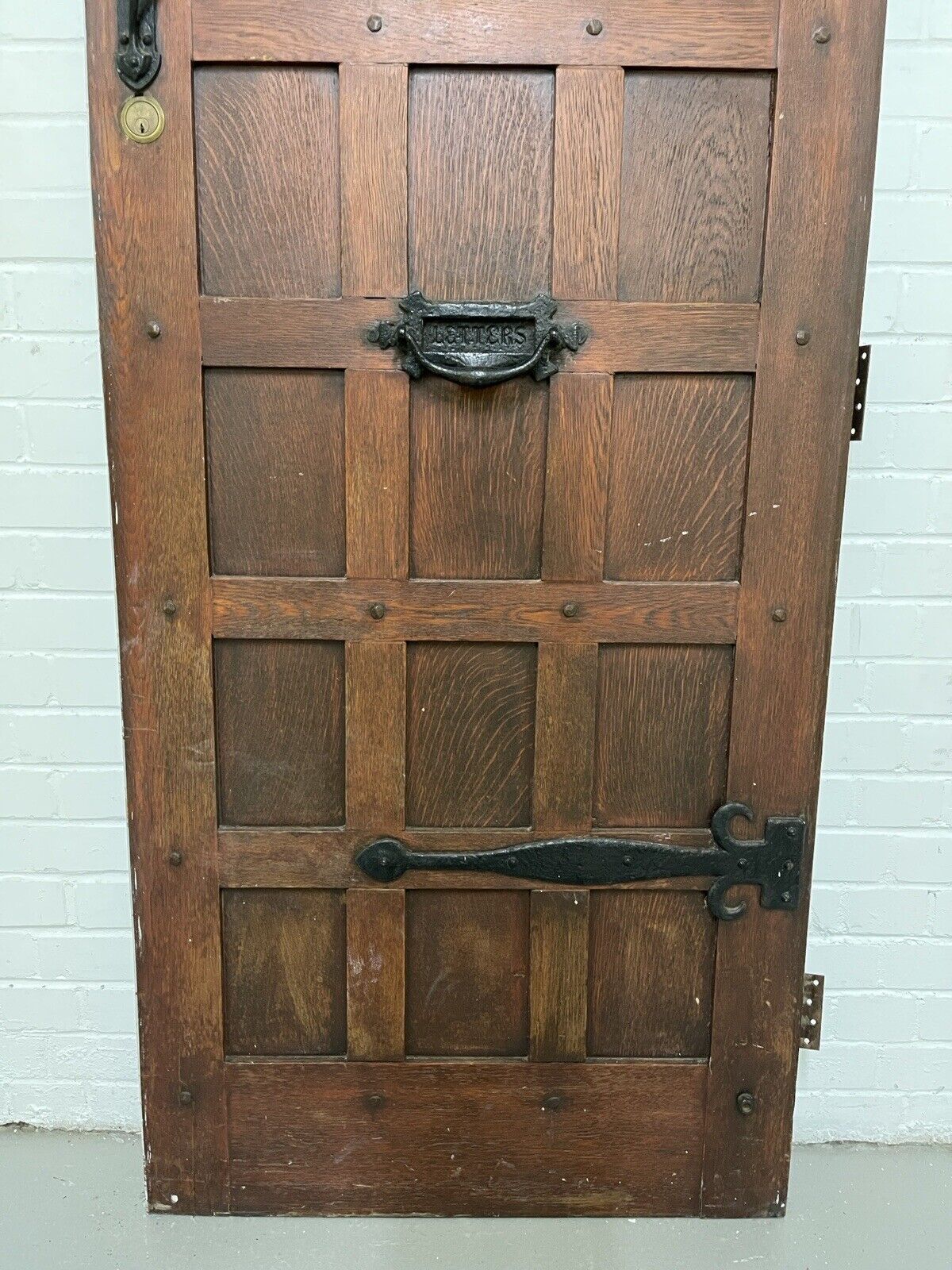 Reclaimed Studded Wooden Front Door  2025mm x 810mm