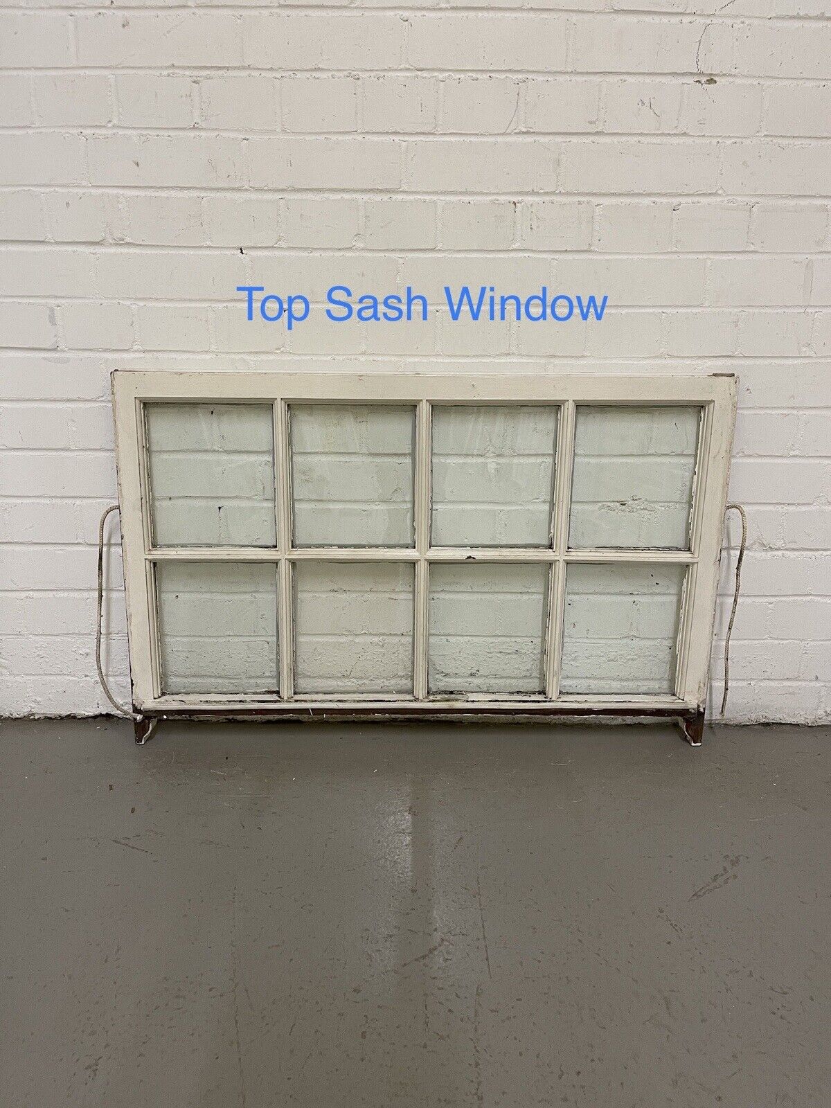 Pair Of Reclaimed Georgian 8 Panel Wooden Panel Sash Window 940x600 940x605