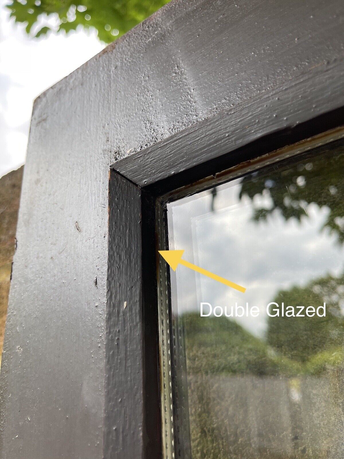 Reclaimed Old French Double Glazed Glass Wooden Double Doors 1160 x 2000mm