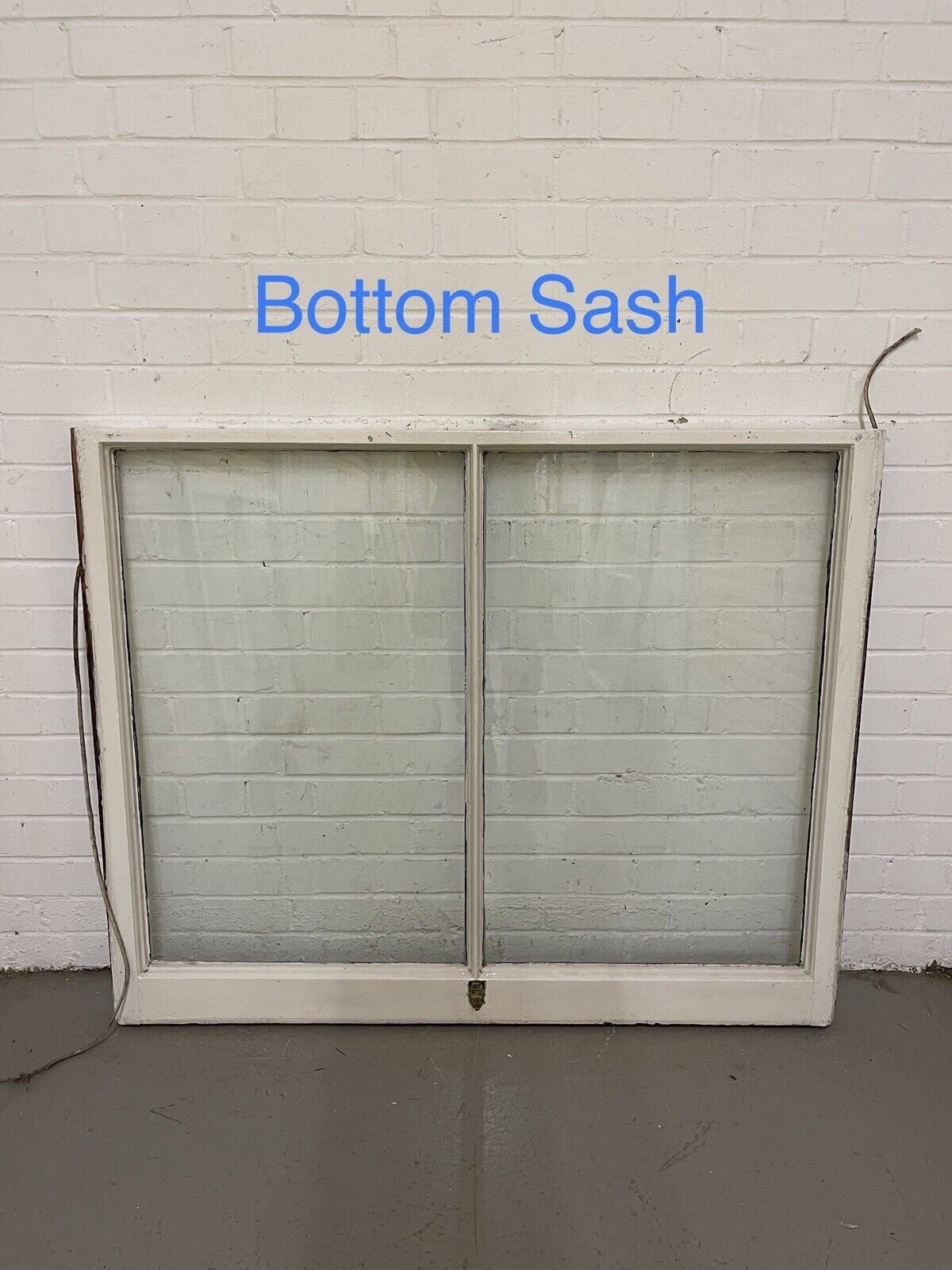 Pair Of Reclaimed Old Victorian Sash Panel Wooden Window 1217 x 947 1215 x 988mm