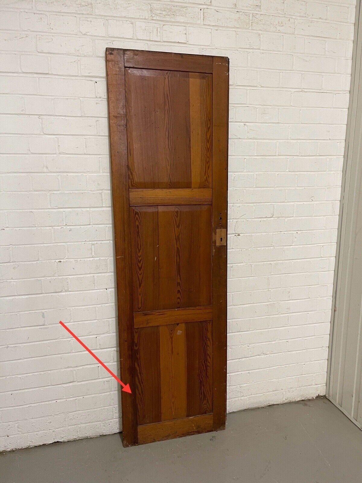 Reclaimed Arts And Crafts Victorian Alcove Cupboard Door 1805mm X 537 Or 530mm