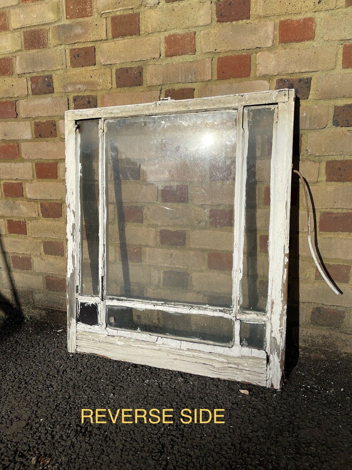 Reclaimed Old Edwardian 6 Panel Wooden Panel Sash Window