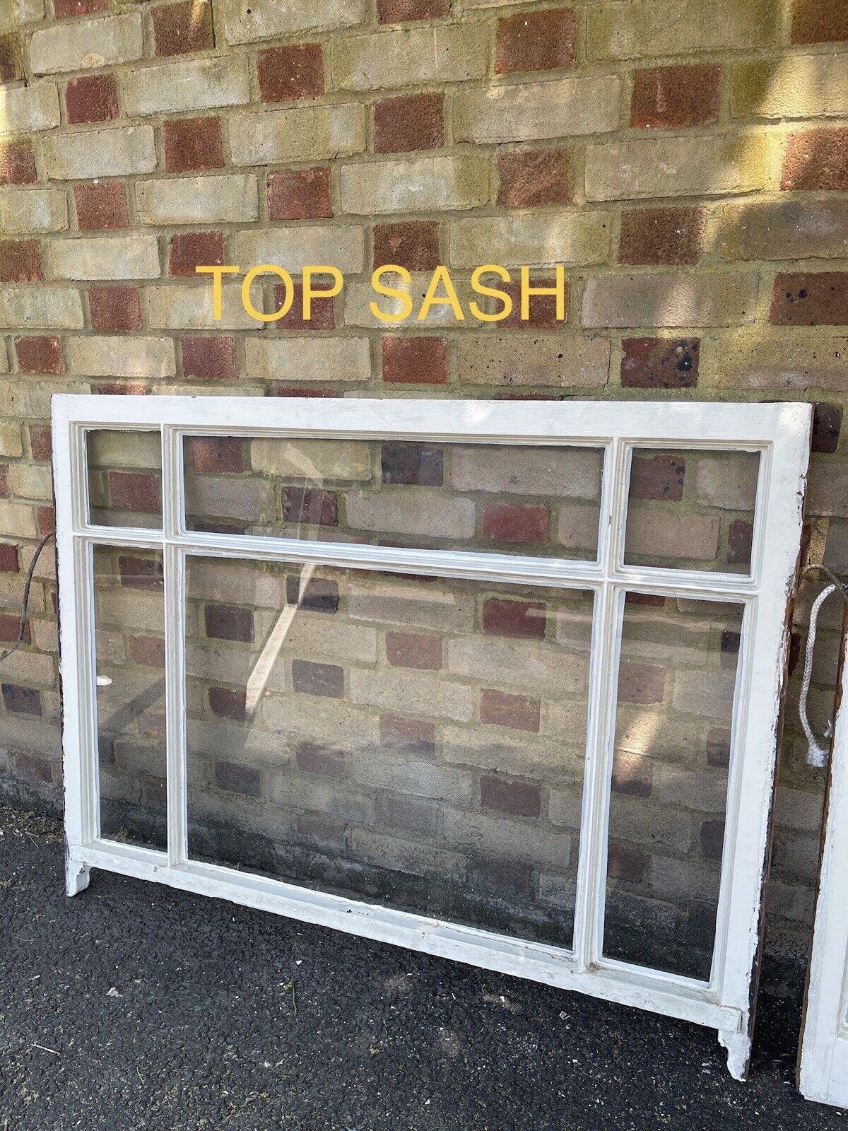 Pair Of Reclaimed Old Edwardian 6 Panel Wooden Panel Sash Window 915 x 1190mm