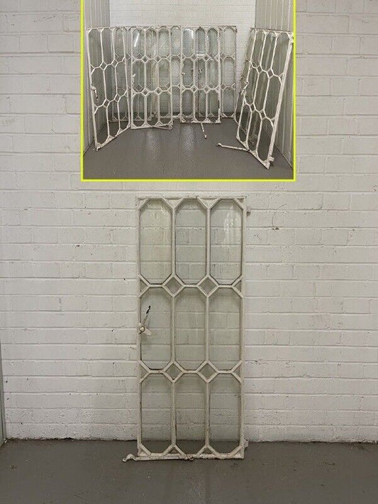 Reclaimed Art and Crafts Cast Iron Crittall Crittal Windows 1135 x 462mm