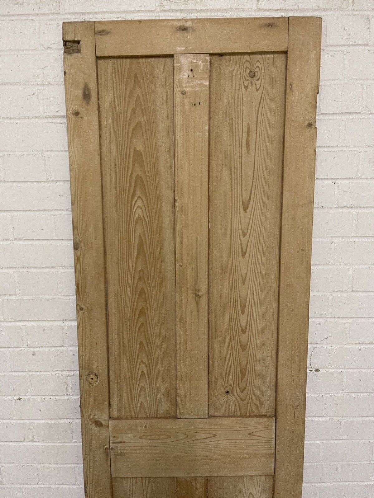 Original Vintage Reclaimed Victorian Pine Internal 4 panel Door 1905 1900 x 603