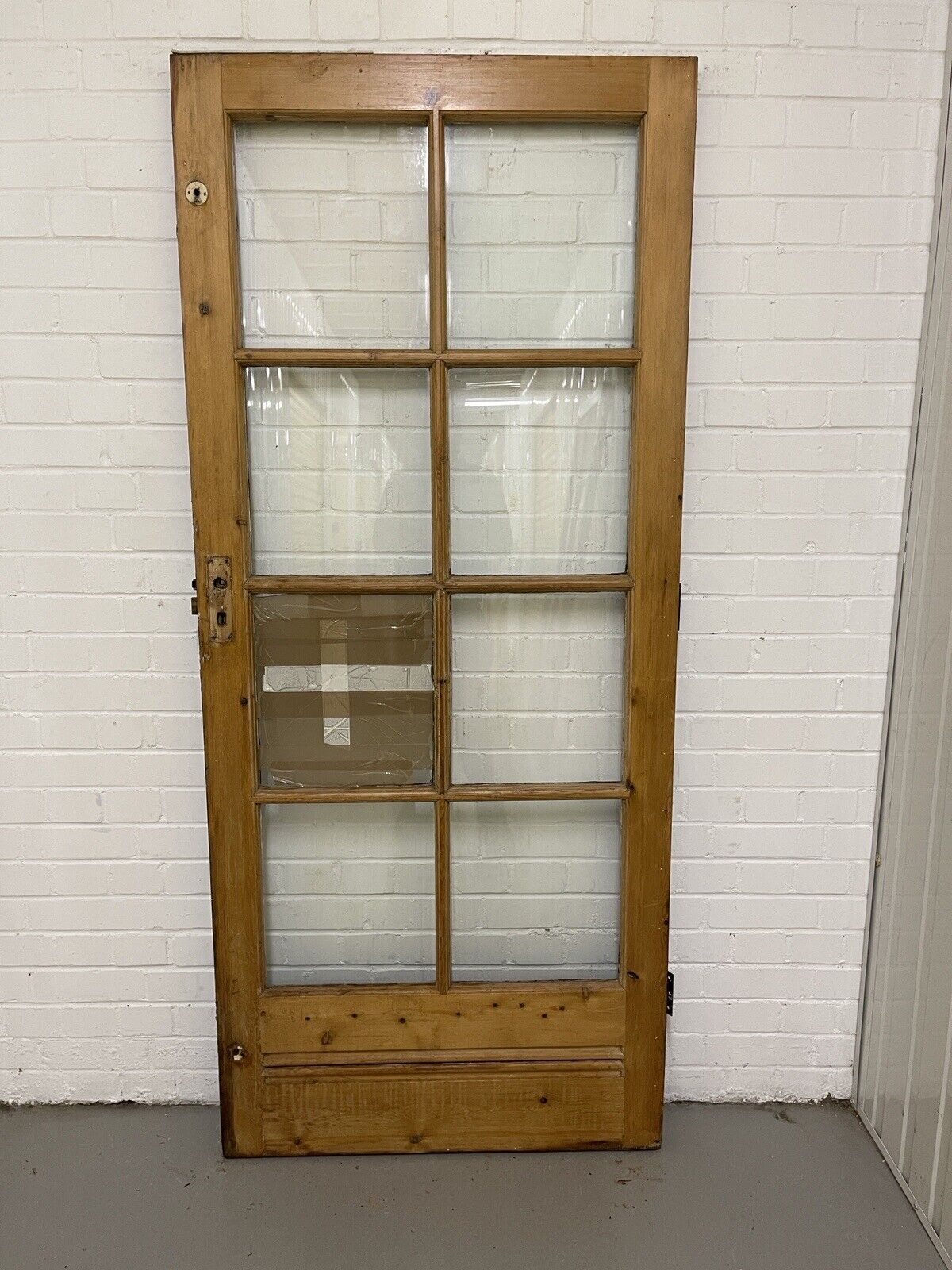 Reclaimed Georgian Wooden Panel External Side Back Door 1965 x 855mm