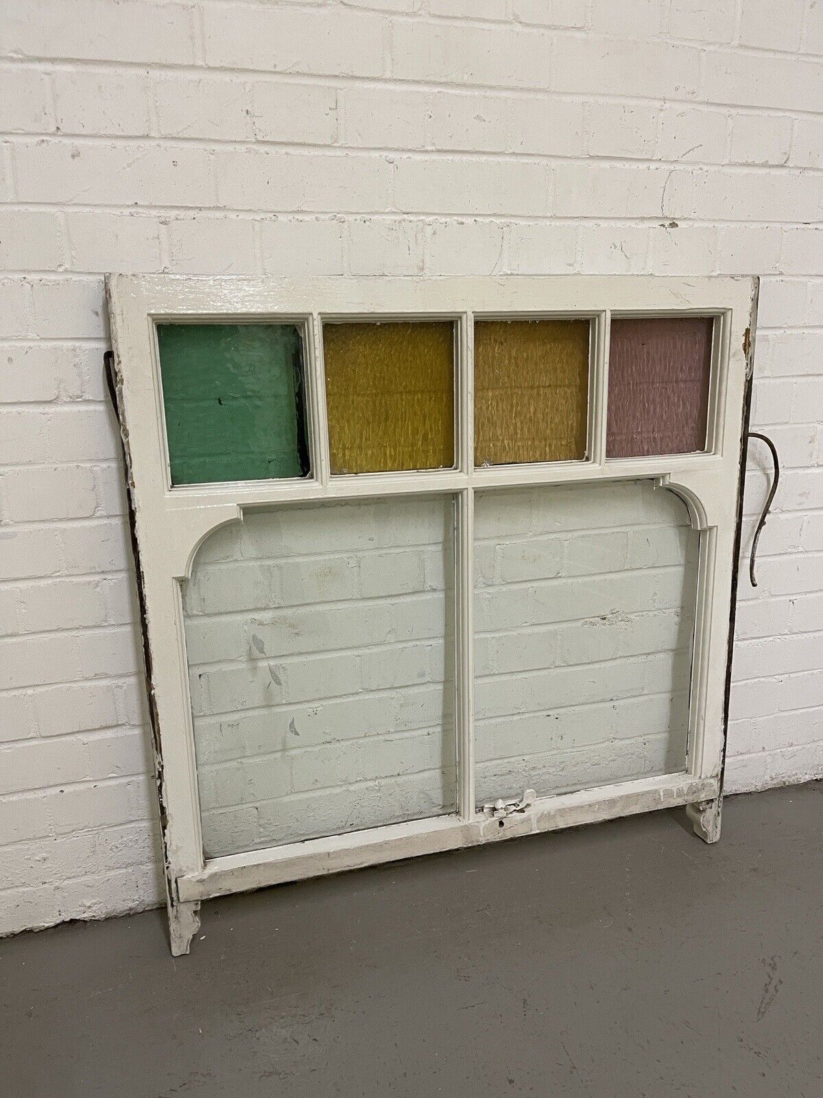 Reclaimed Old Georgian Edwardian Panel Wooden Sash Window 915 x 930mm