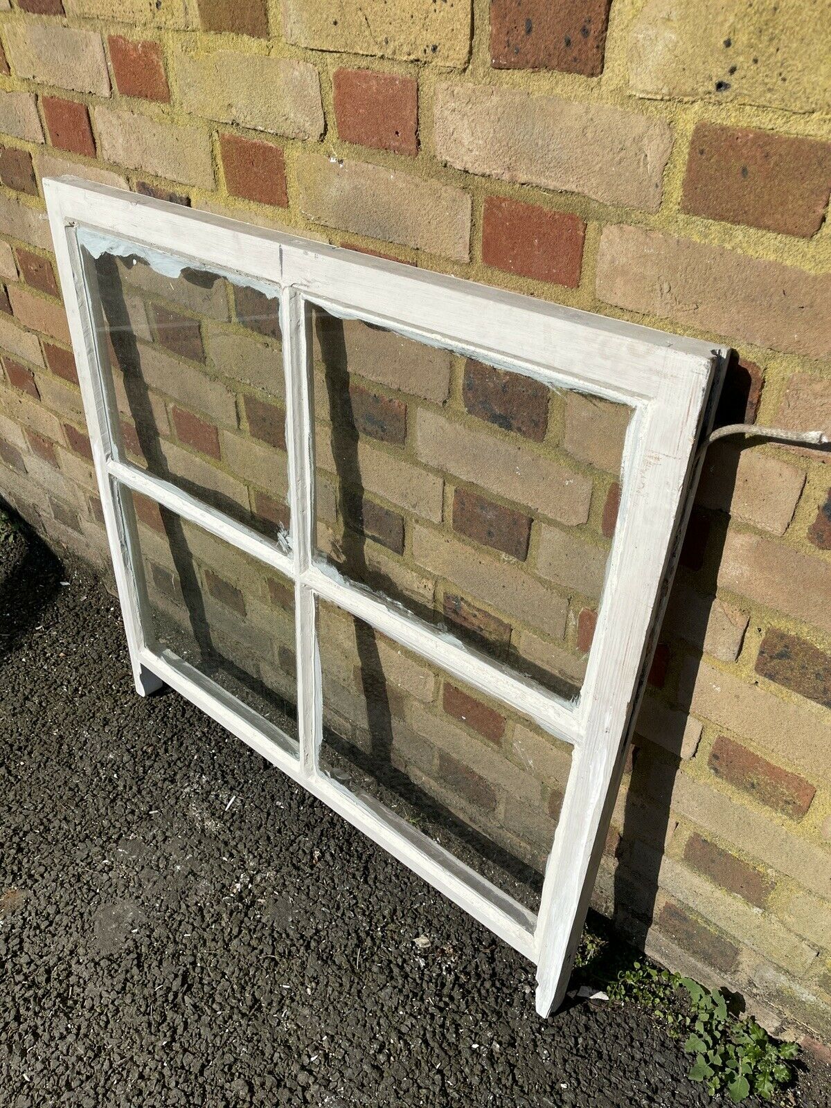 Reclaimed Old Georgian 4 Panel Wooden Window