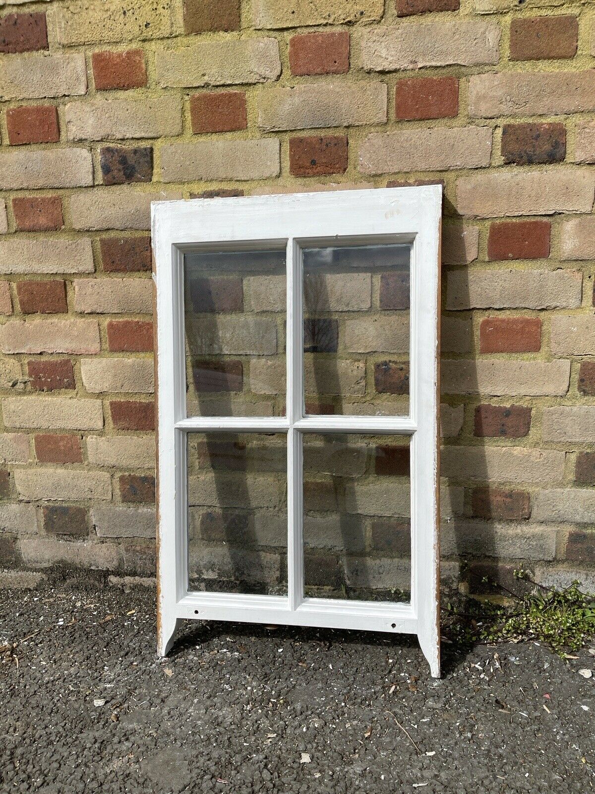 Reclaimed Old Georgian 4 Panel Wooden Window