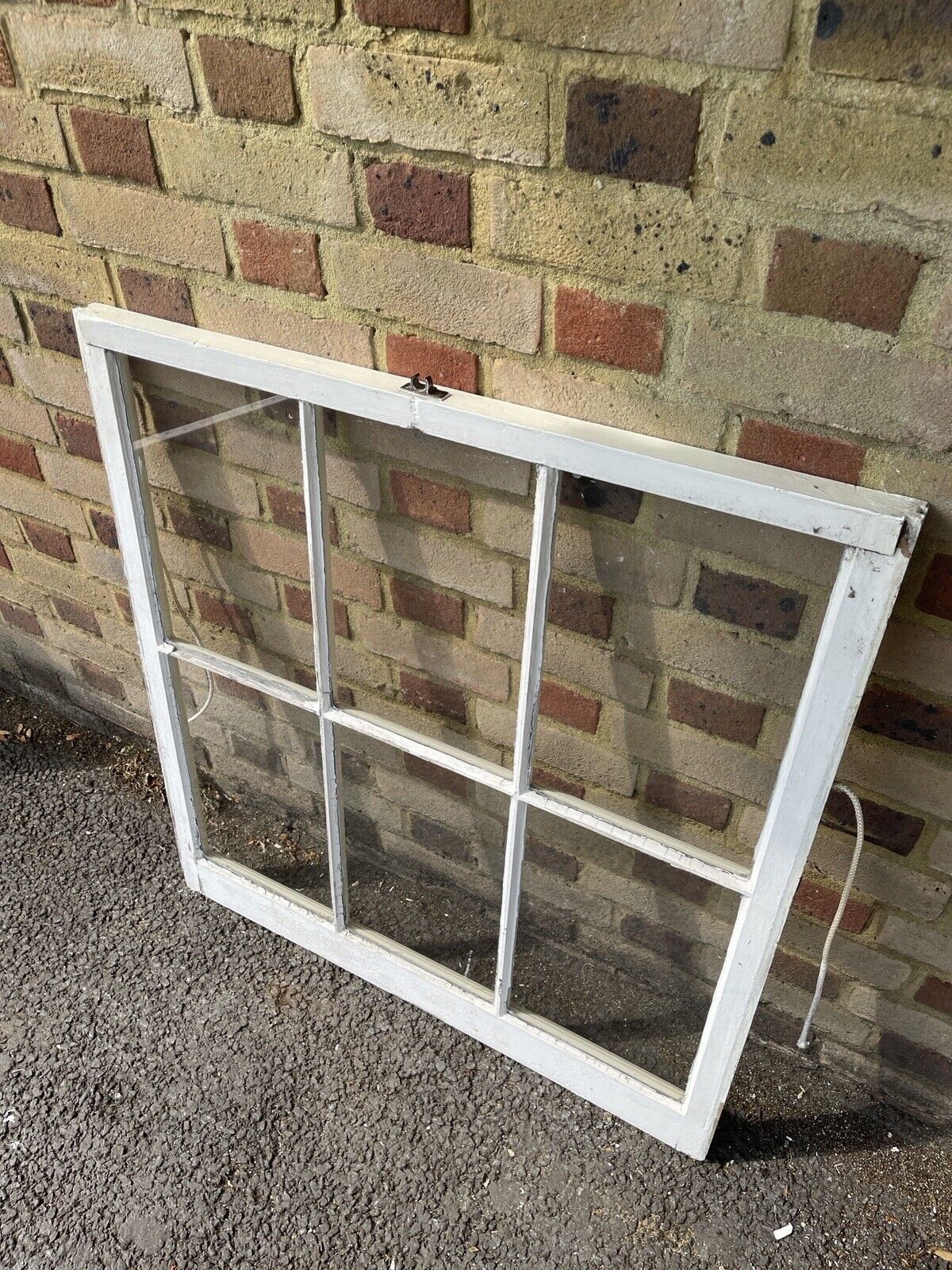 Reclaimed Old Georgian 6 Panel Wooden Window 900 x 945mm
