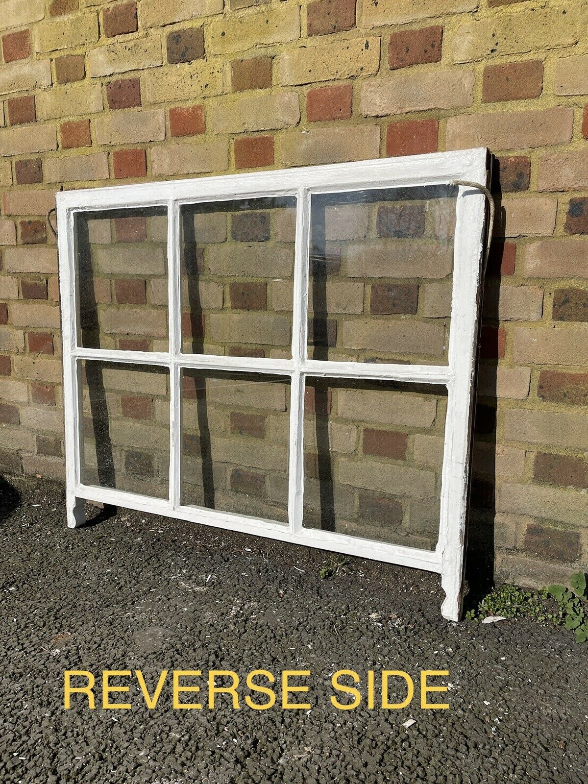 Reclaimed Old Georgian 6 Panel Wooden Window