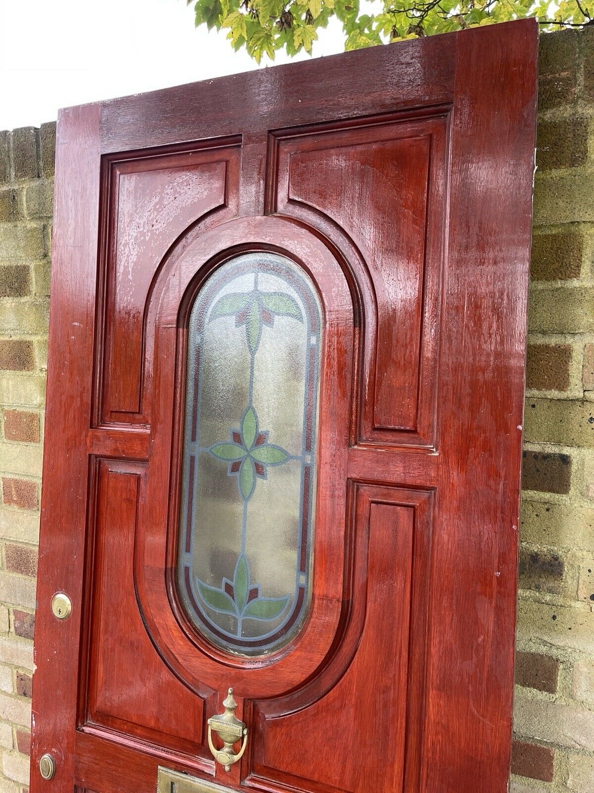 Hardwood Wooden Panel External Front Door 2027 x 820mm