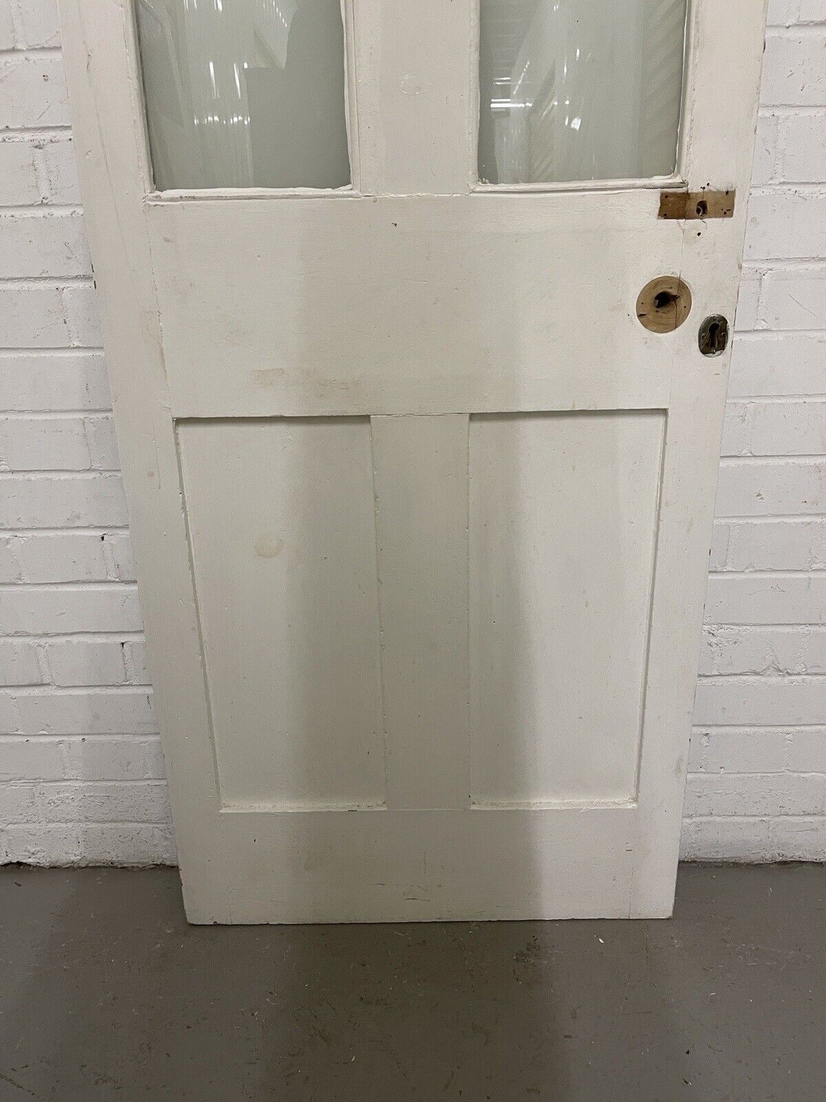 Reclaimed Victorian Pine Internal 4 panel Door 1937 OR 1945mm x 673mm