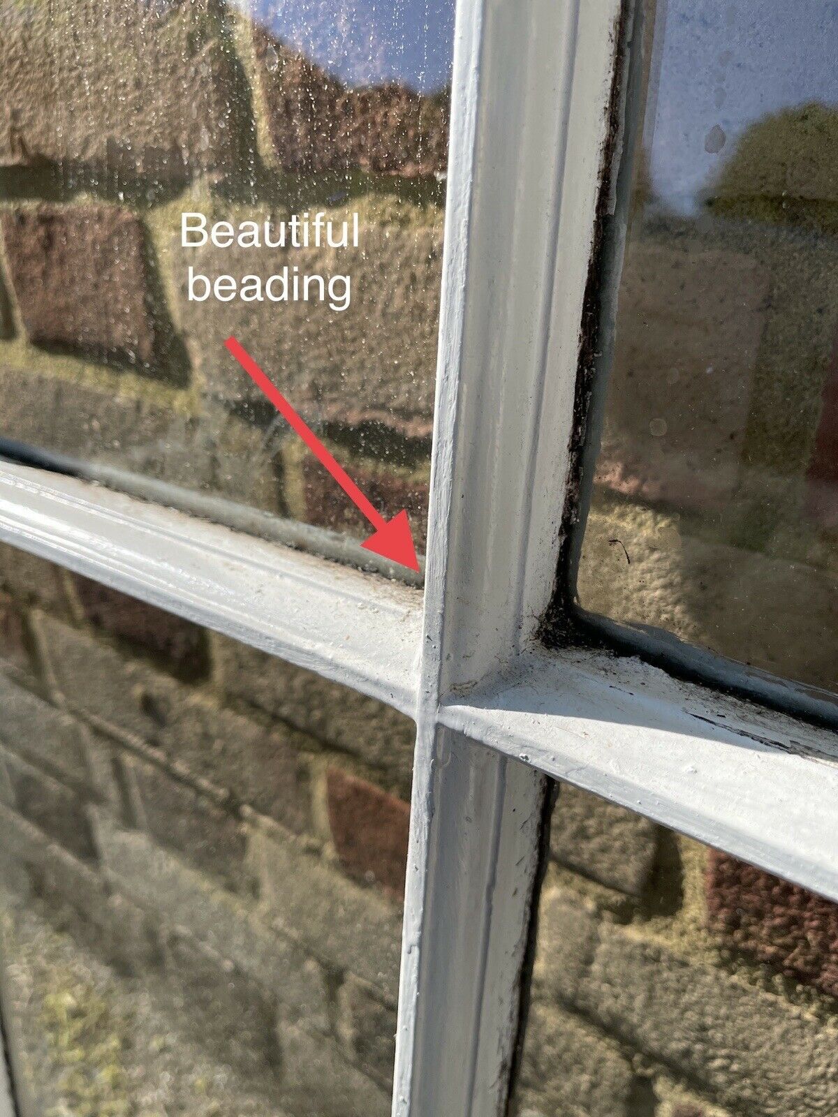 Reclaimed Old Georgian 4 Panel Wooden Window