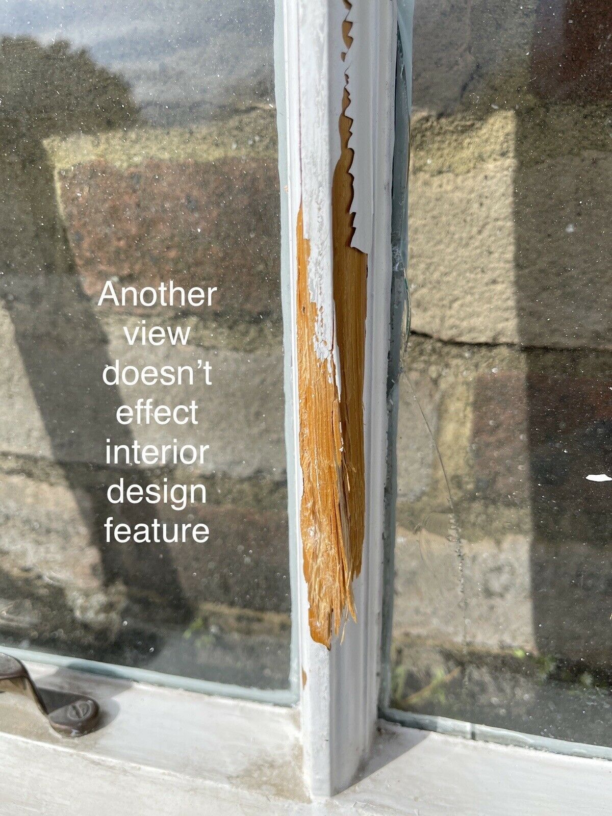 Reclaimed Old Georgian 10 Panel Wooden Sash Window