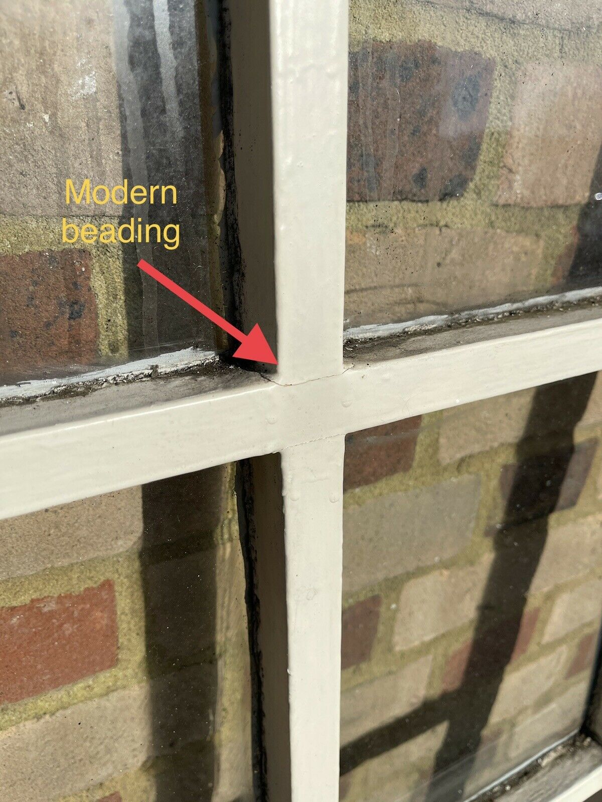 Modern Georgian 6 Panel Wooden Window 563 x 1052mm