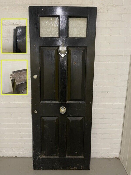Reclaimed Victorian Wooden Panel External Front Door 1980 x 740mm or 755mm