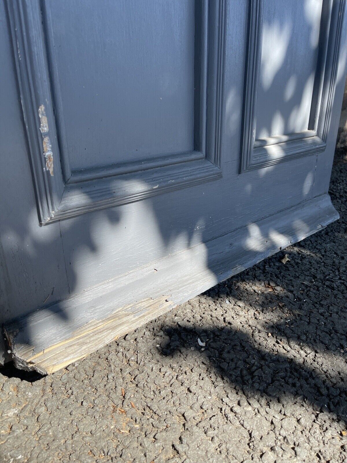Reclaimed Victorian Wooden Panel External Front Door 2002 or 2030mm x 805mm