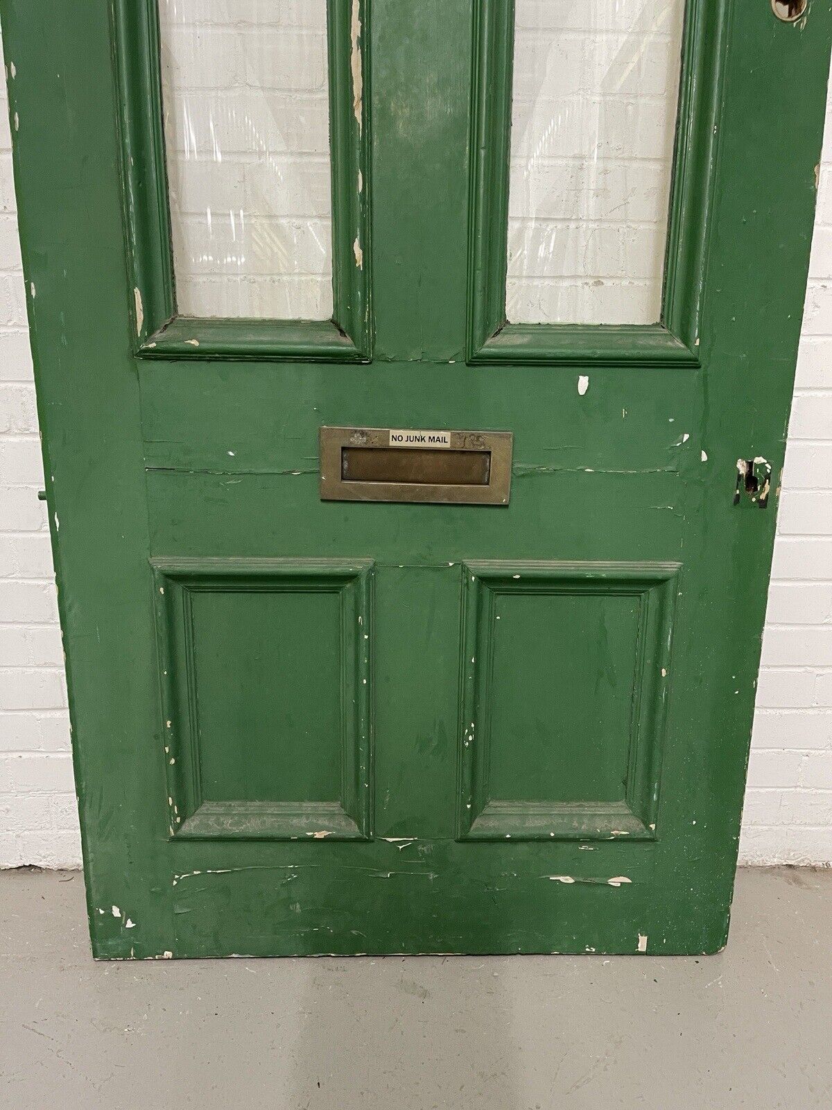 Reclaimed Old Victorian Edwardian Wooden Panel Front Door 2130 x 990 or 985mm