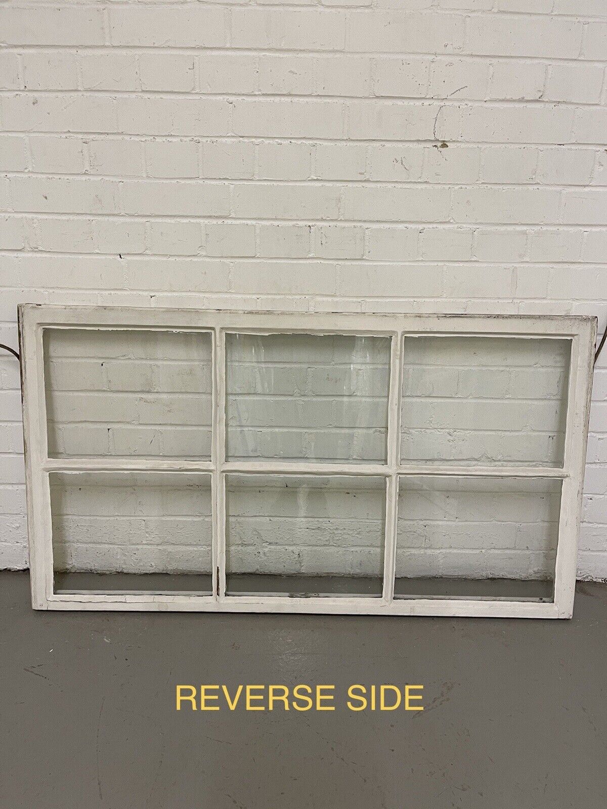 Pair Of Reclaimed Georgian 6 Panel Wooden Panel Sash Window 1210x675 1210x690