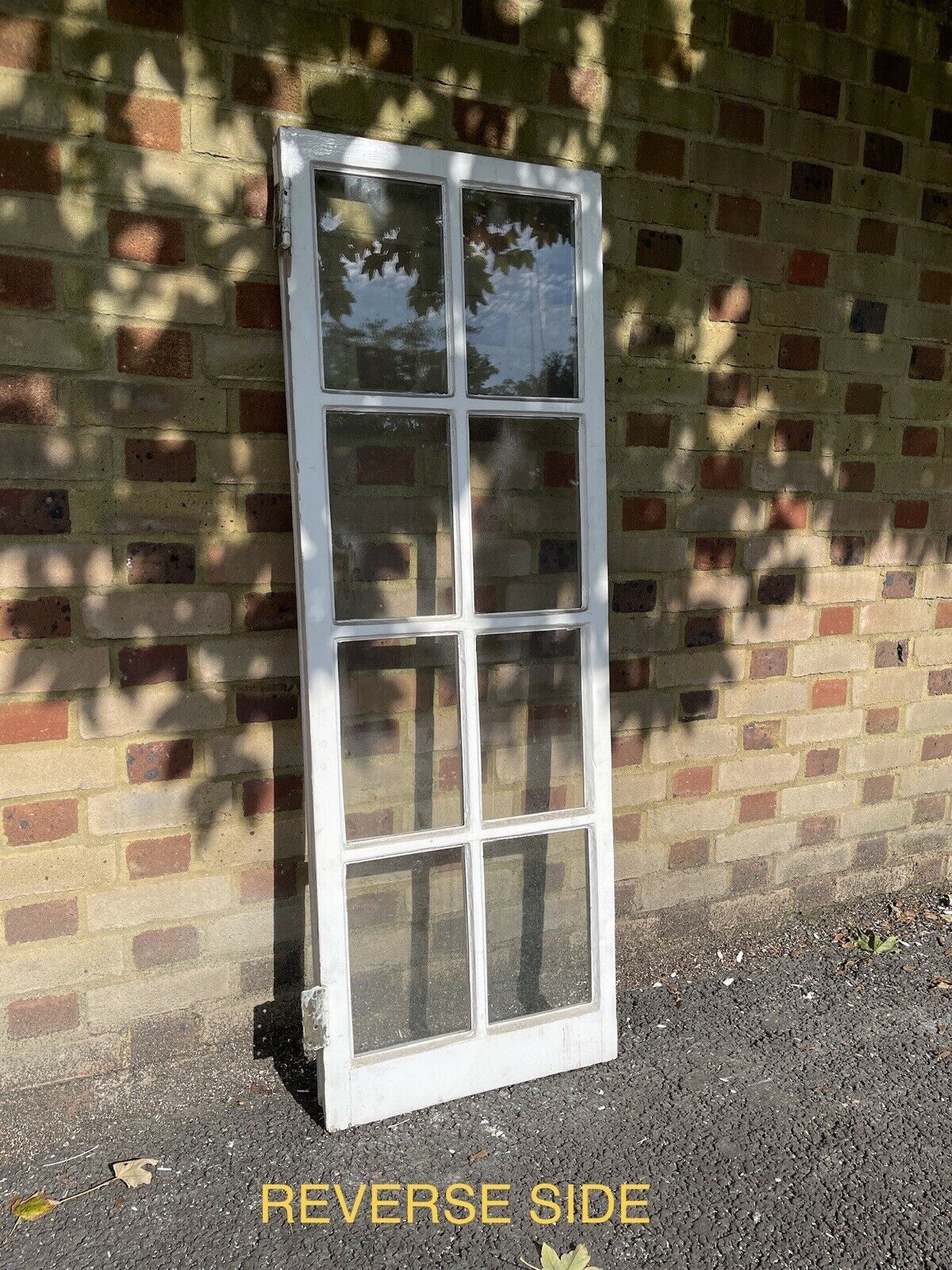 Reclaimed Old Georgian 8 Panel Wooden Window 1500 x 520mm