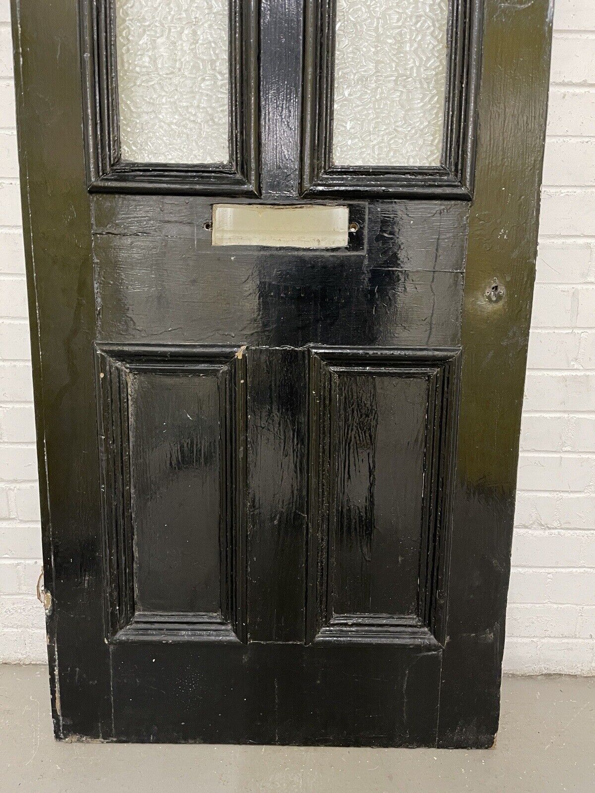 Reclaimed Victorian Edwardian Wooden Panel Front Door 1950 or 1945 x 760mm