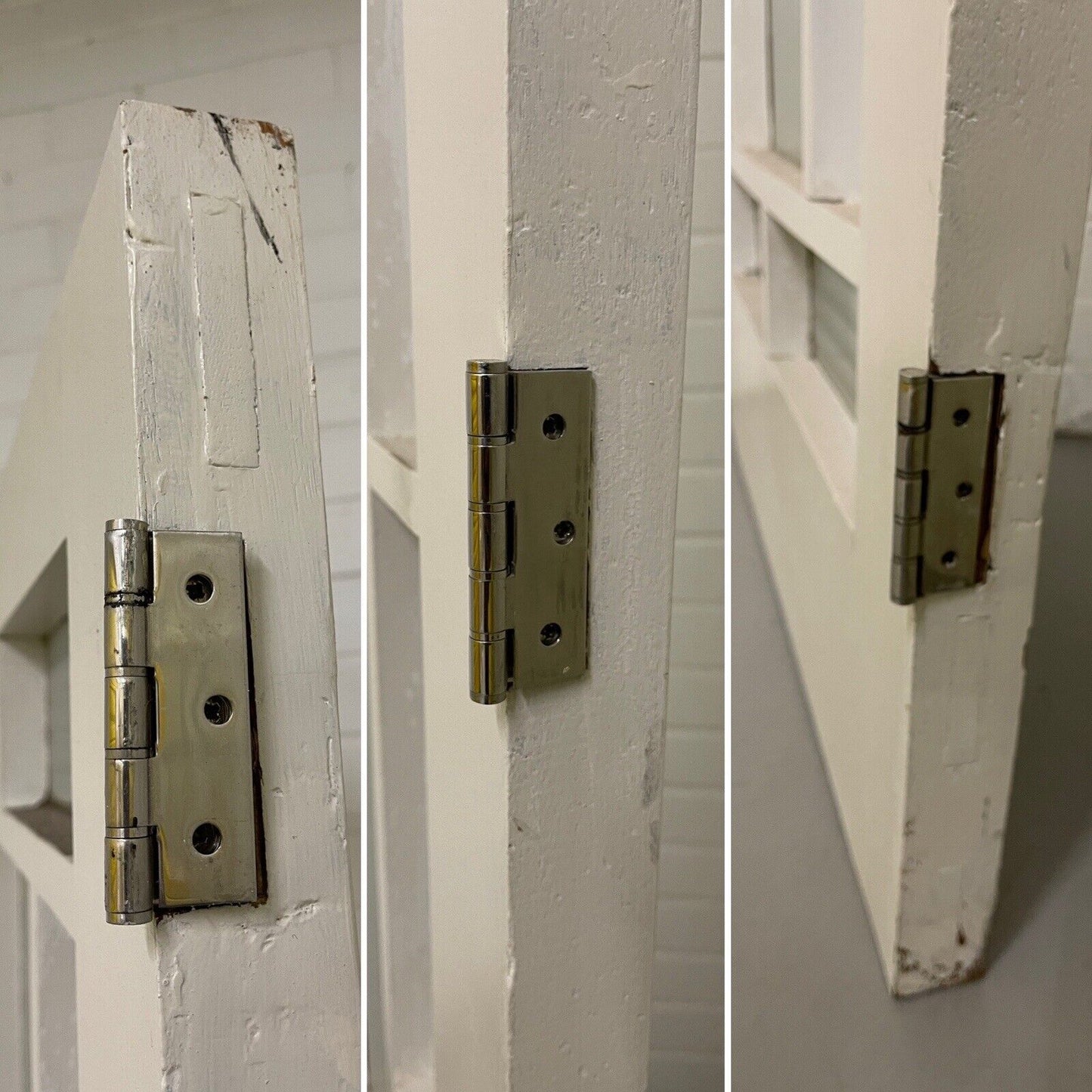 Art Deco Reeded Glass Internal Or External Door 1940 or 1946mm x 760mm