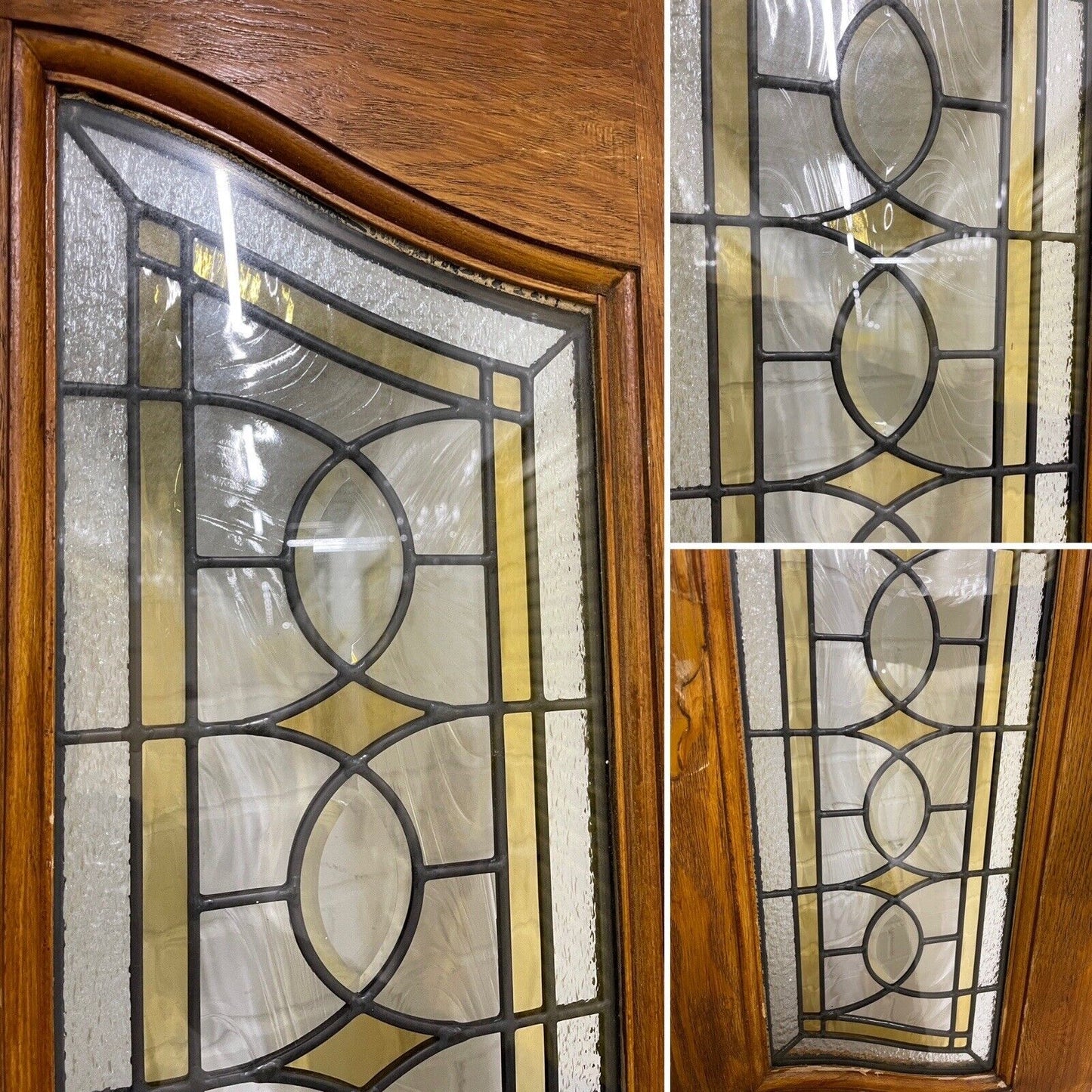 Reclaimed Style Edwardian Modern Stained Glass Front Door 2010 or 2005 x 814mm