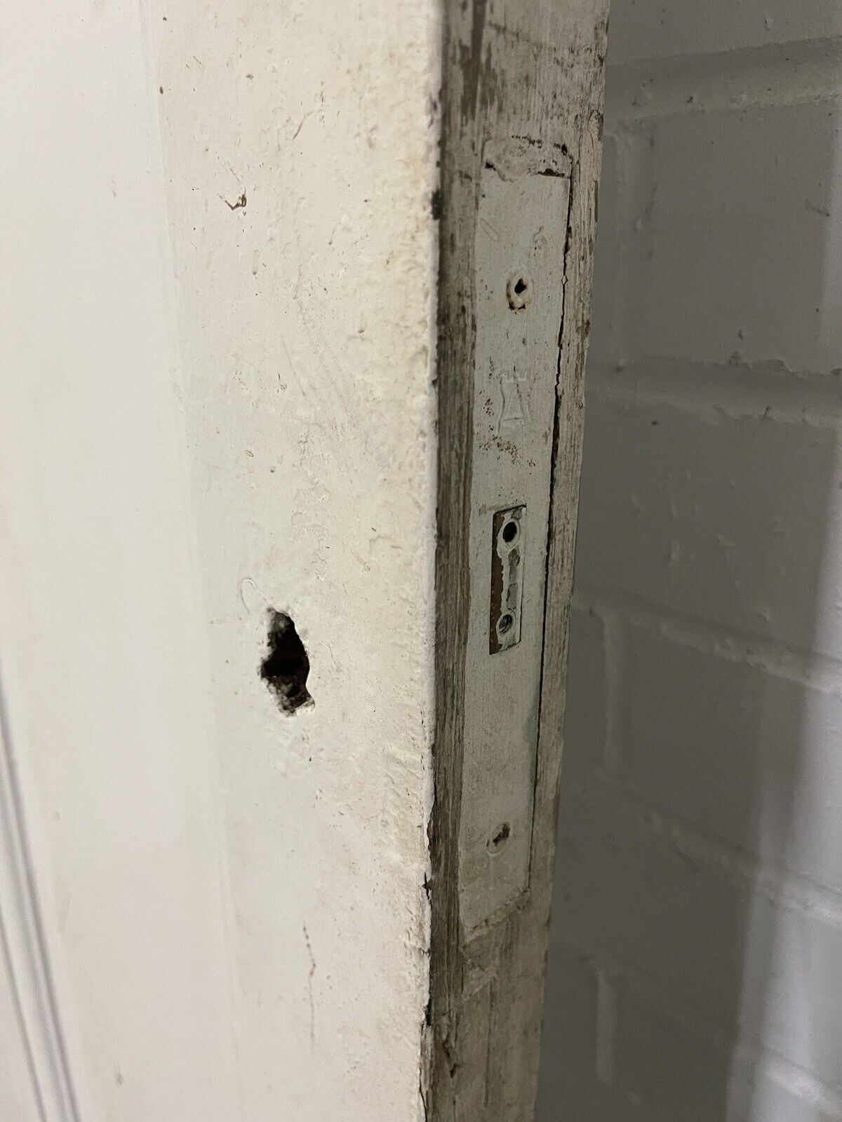 Reclaimed Edwardian Wooden Panel External Front Door 2130 or 2135 x 910mm