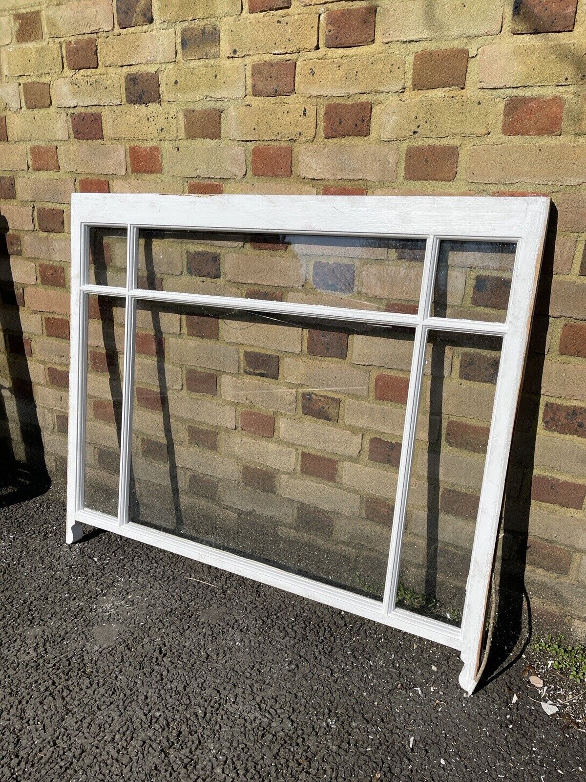 Reclaimed Old Edwardian 6 Panel Wooden Panel Sash Window 958 x 1140mm