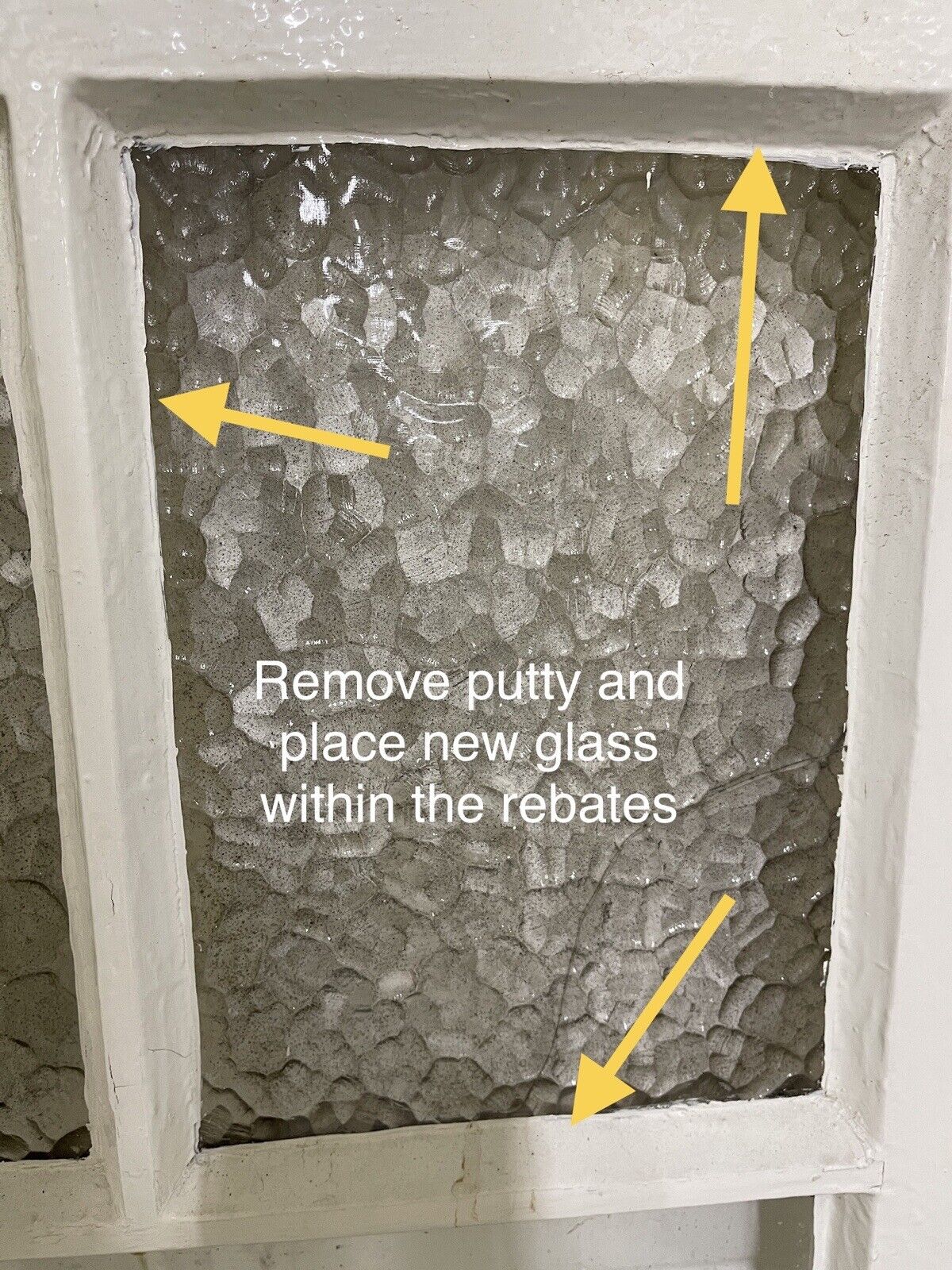 Reclaimed Old Georgian 4 Panel Wooden Window 760mm x 1320mm