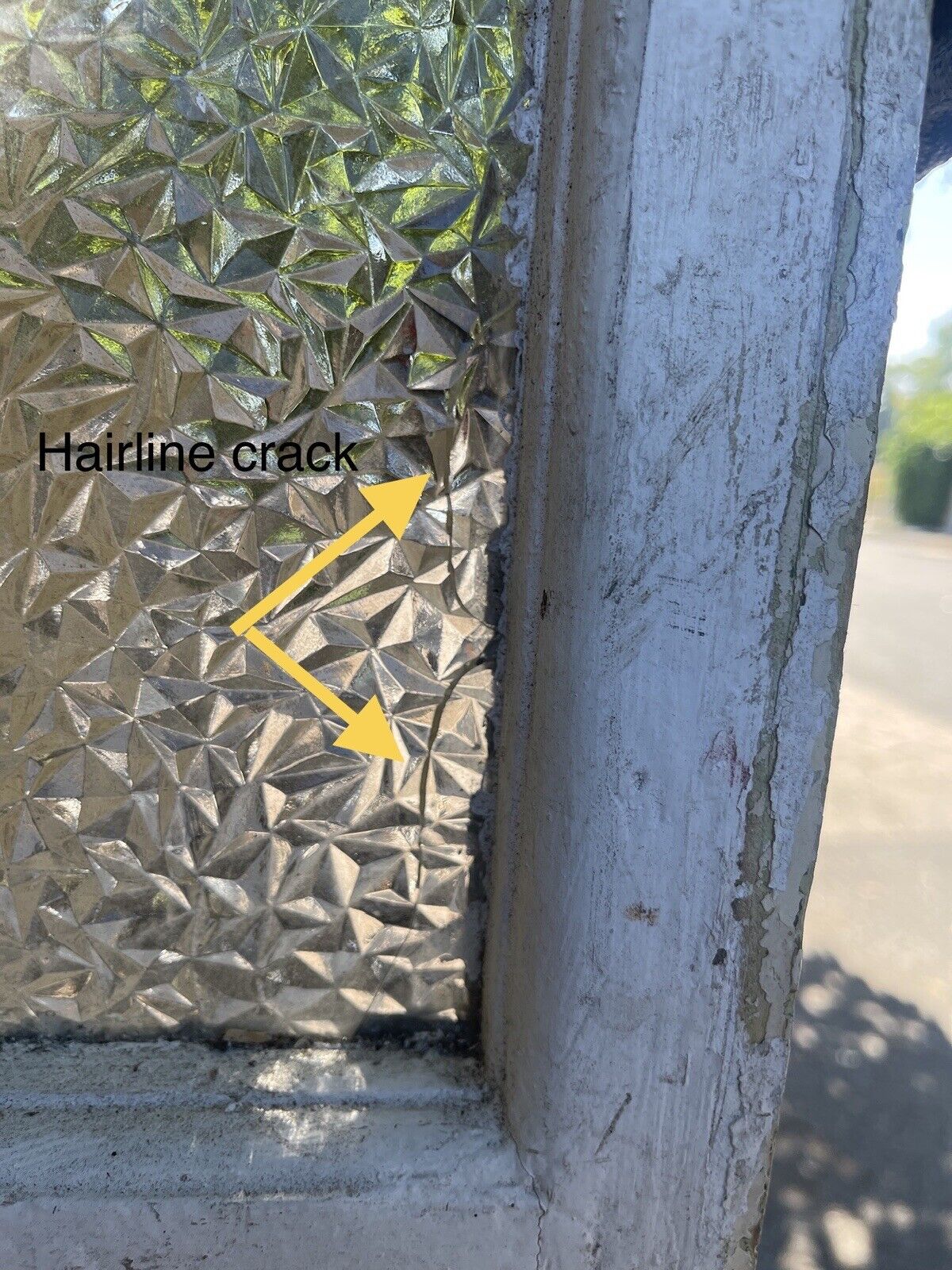 Reclaimed Old  Wooden Panel  Windows Glistre and Hammered Glass Art Design
