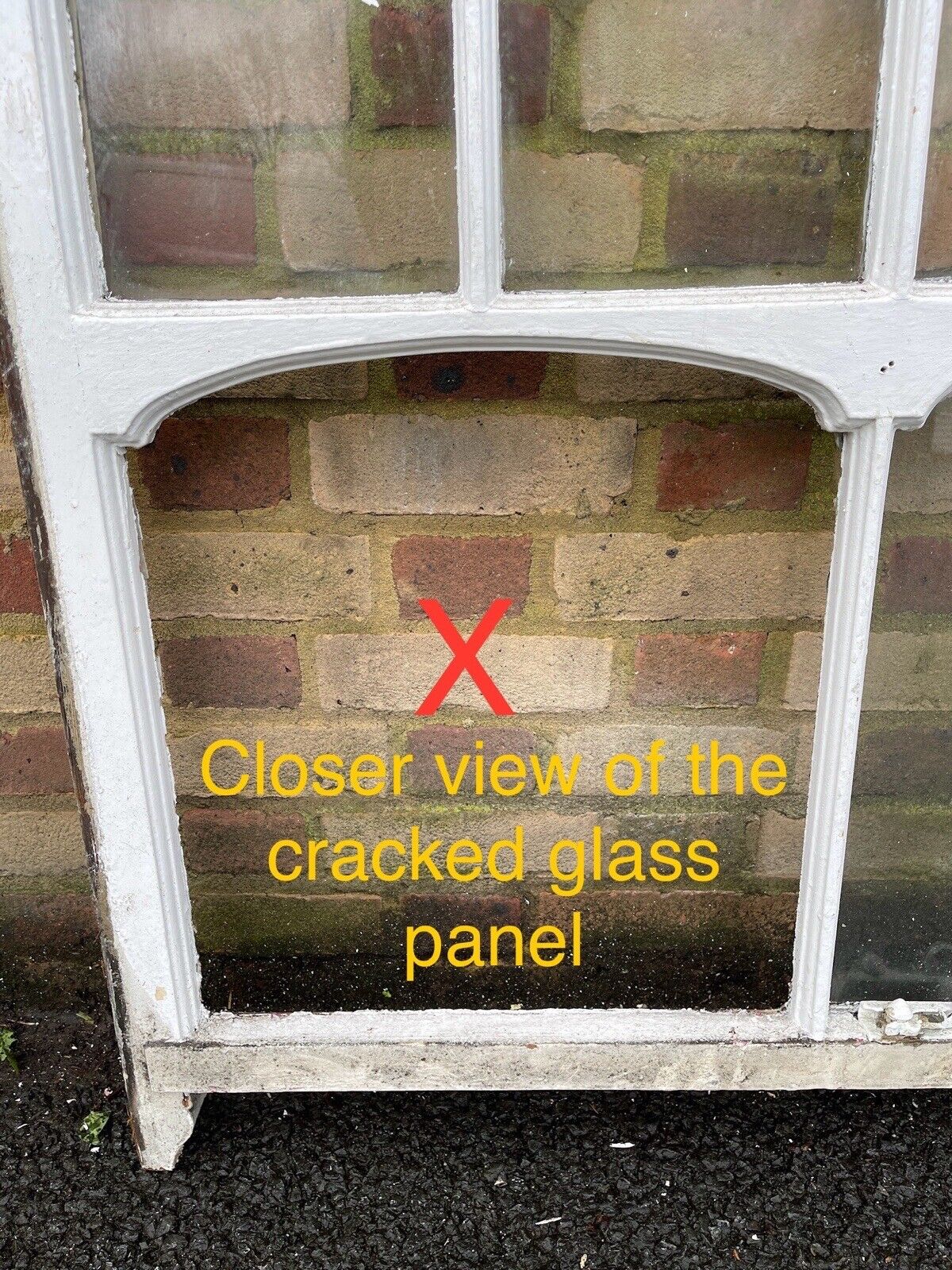 Reclaimed Old Edwardian Arch Sash Wooden Window 985 x 930mm