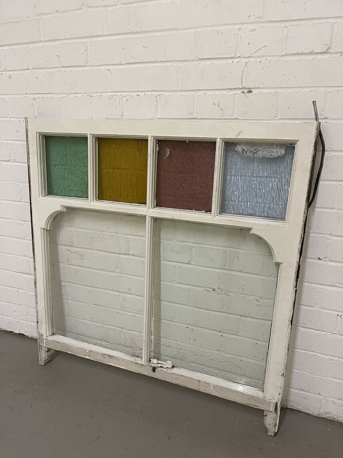 Reclaimed Old Georgian Edwardian Panel Wooden Sash Window 910 x 926mm