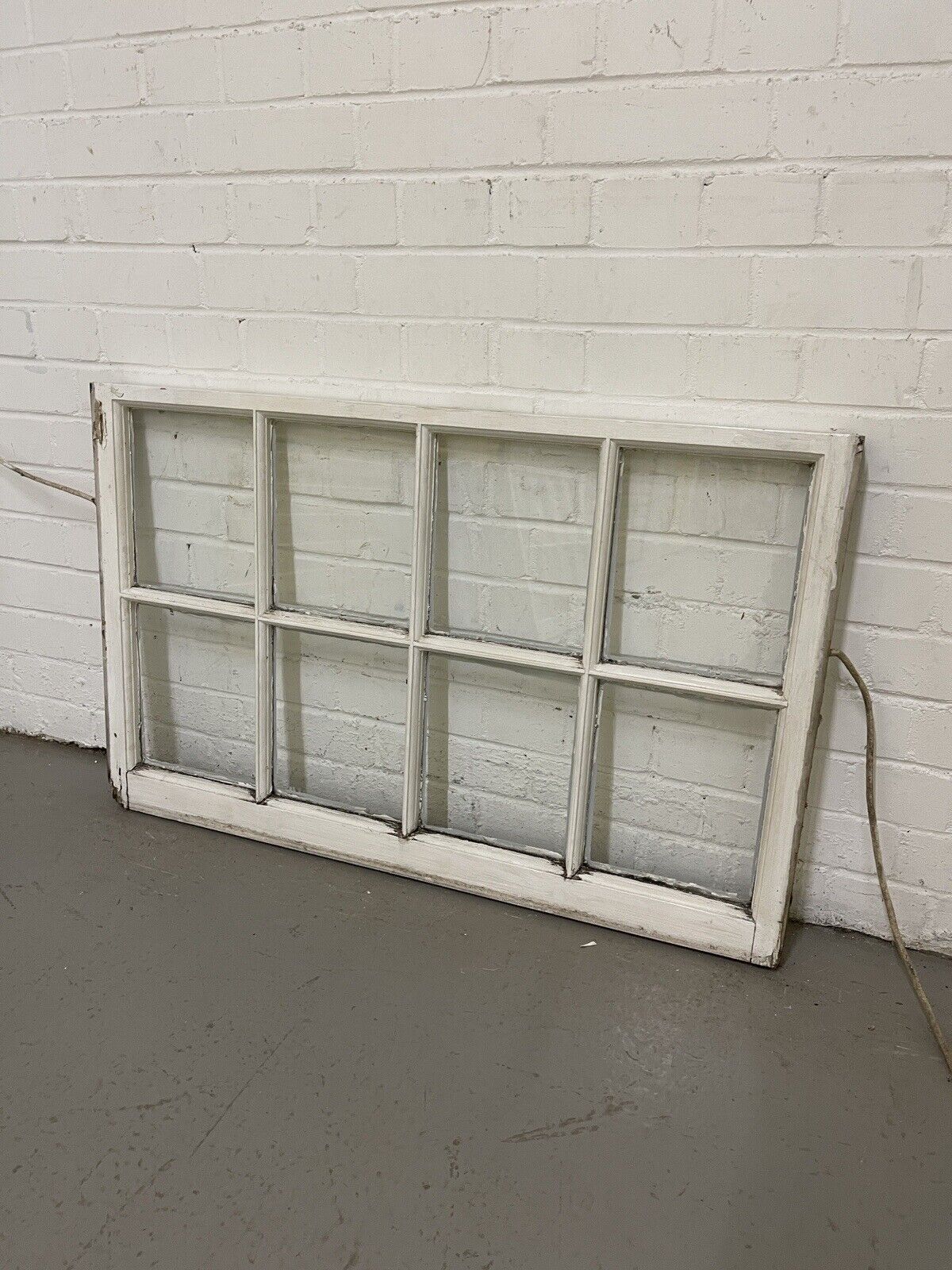 Reclaimed Old Georgian 8 Panel Wooden Window 963 x 605mm