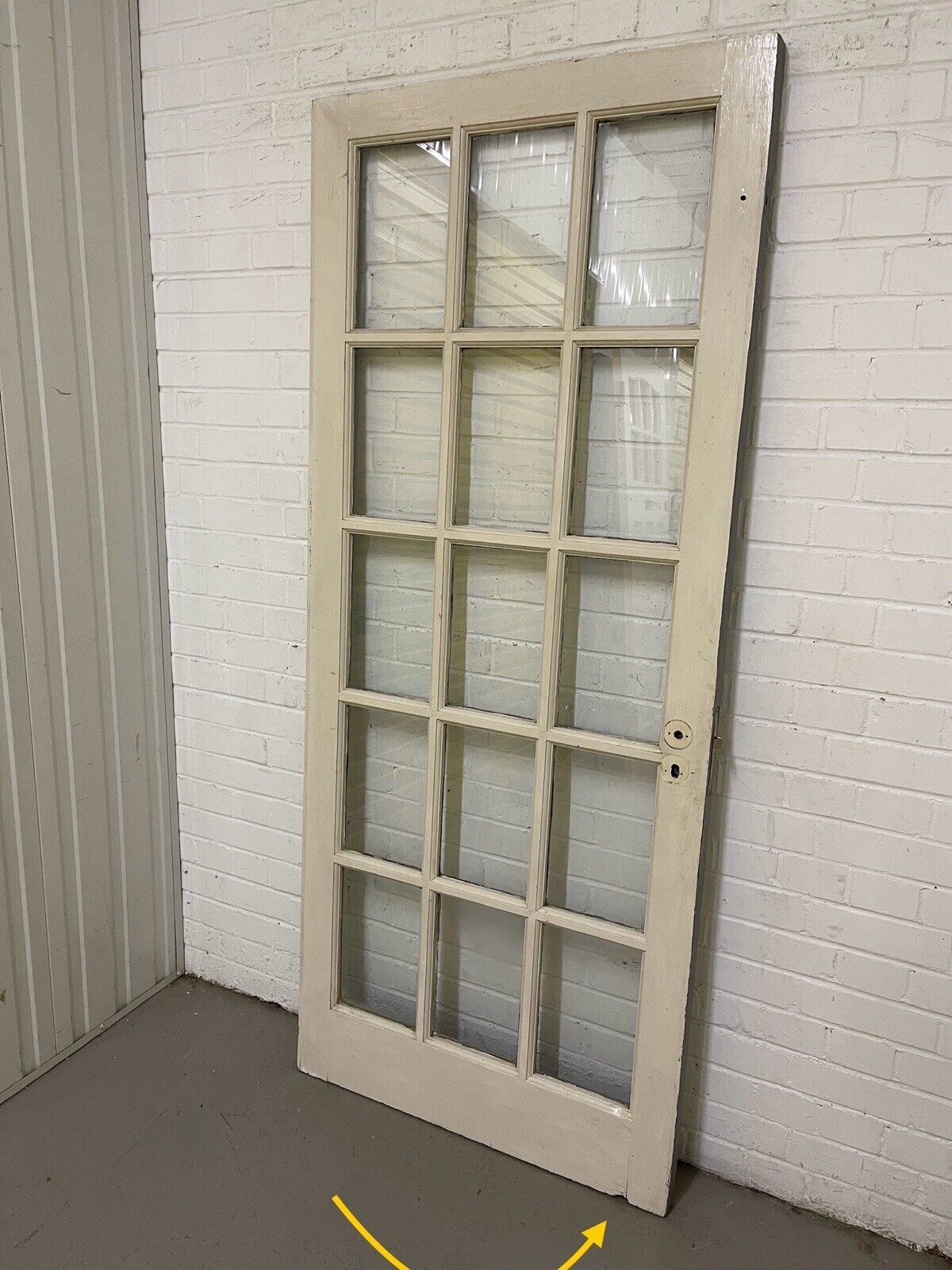 Reclaimed Georgian Style 15 Glass Panel Internal Or External Door 1973 x 835mm