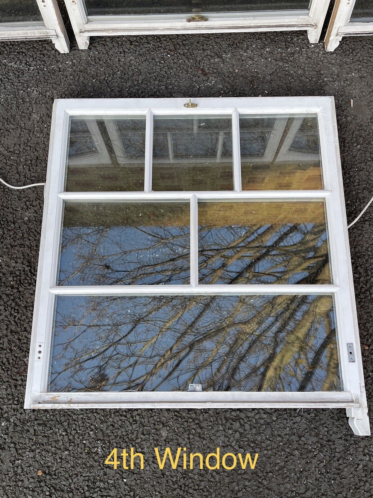Job Lot Of Four Georgian Bar Double Glazed Matching Wooden Sash Windows