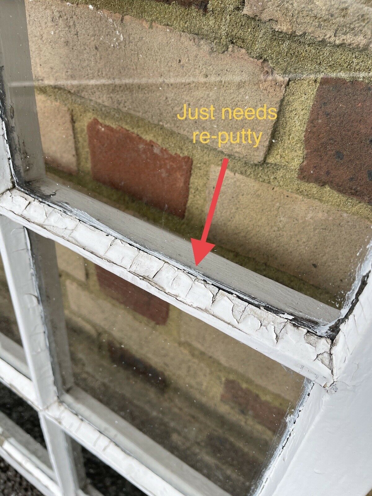 Modern Georgian 8 Panel Wooden Window 1110 x 555mm