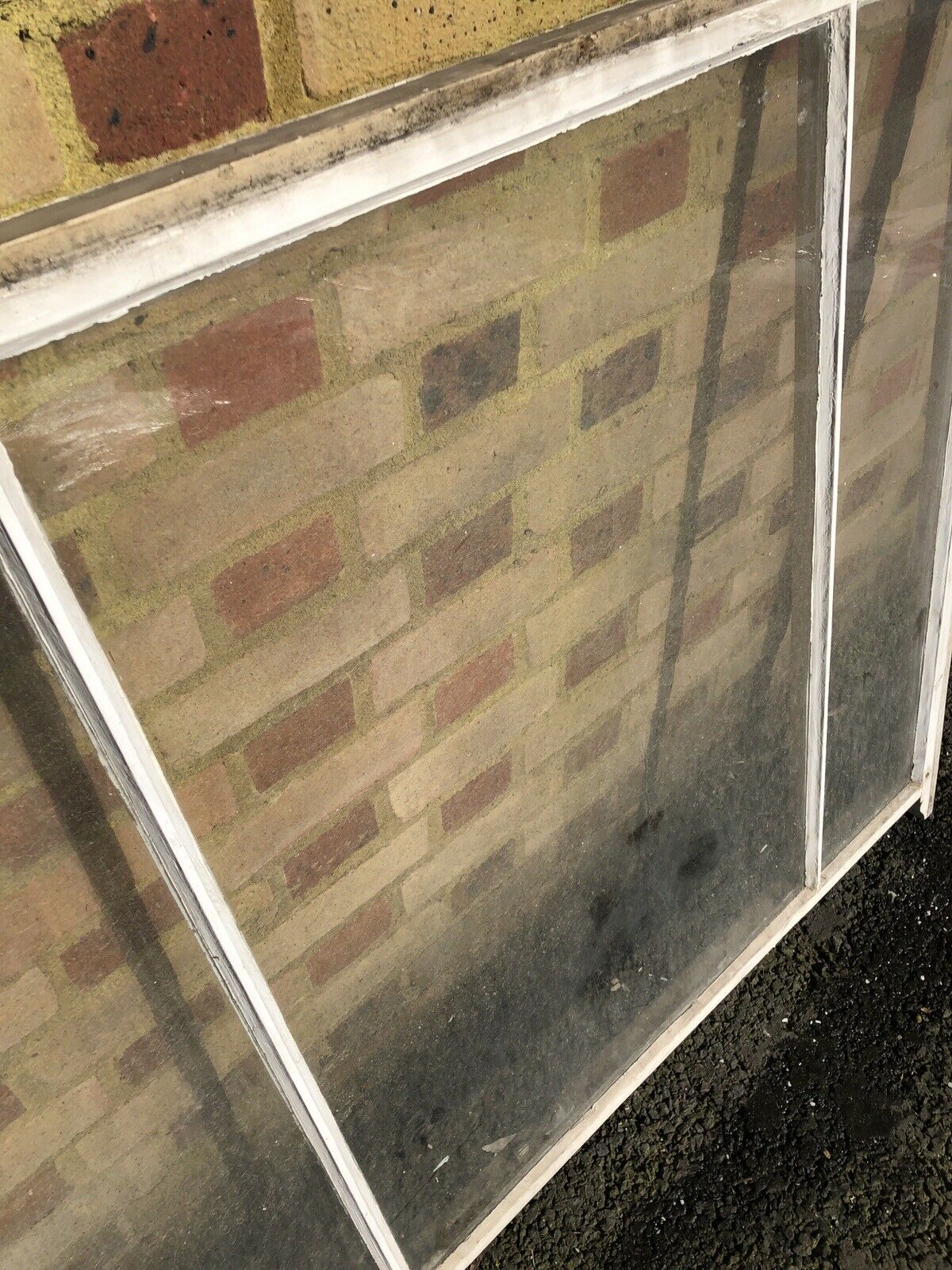 Reclaimed Old Victorian Edwardian Three Panel Wooden Panel Sash Window